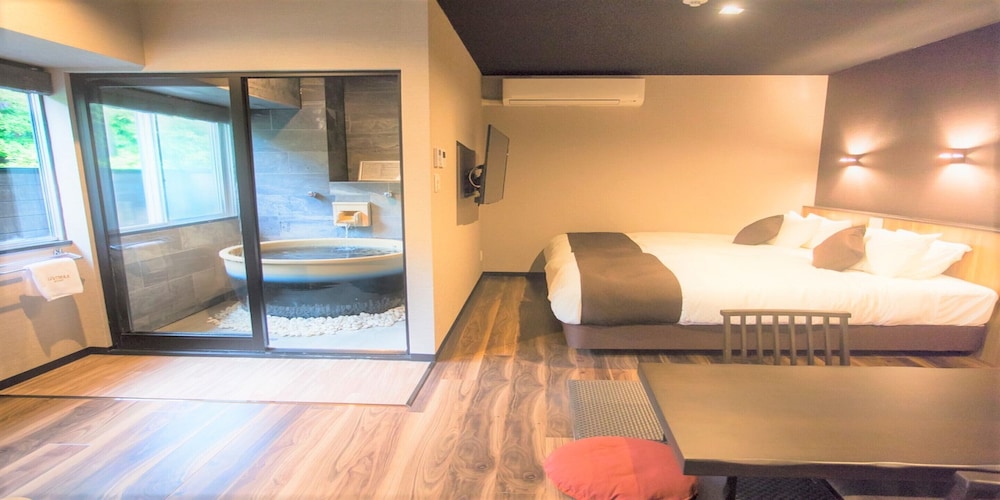 Japanese Western, Japanese, Modern, Suite, Twin Beds, 2 Futon Beds, Outdoor Bath
