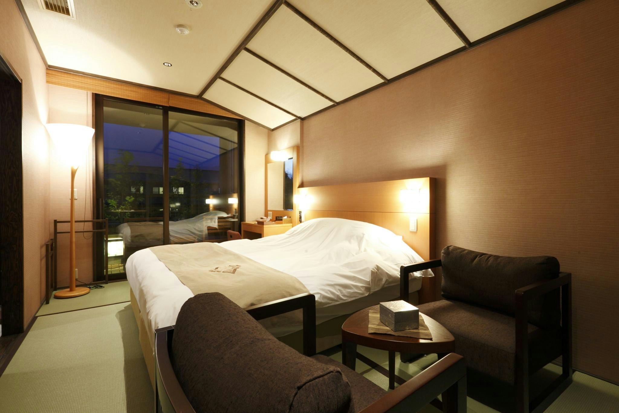 Room, Double Bed, Outdoor Space