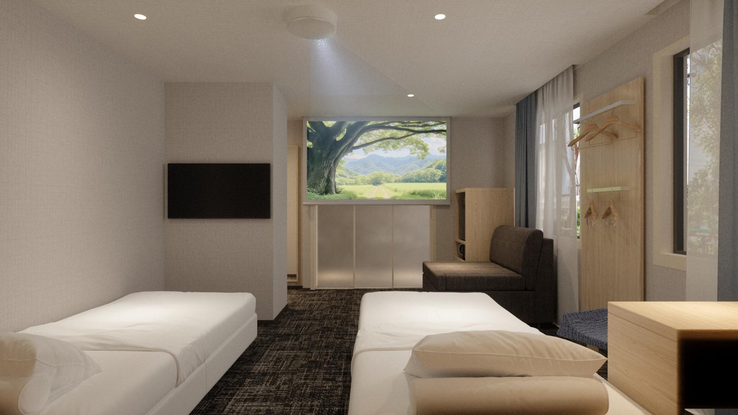 Renovated, Deluxe, Twin Beds, Accessible