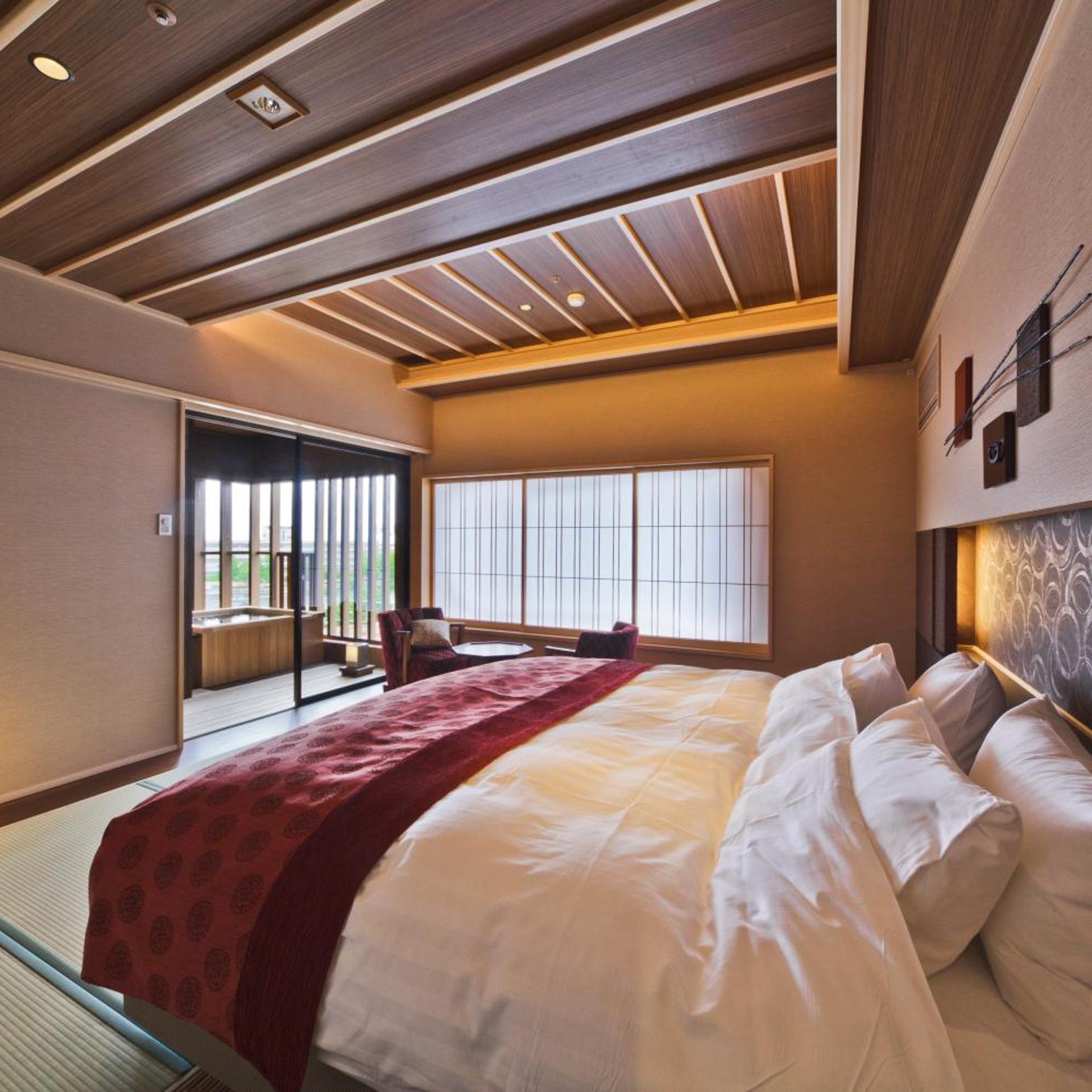 Deluxe, Double Bed, Outdoor Bath