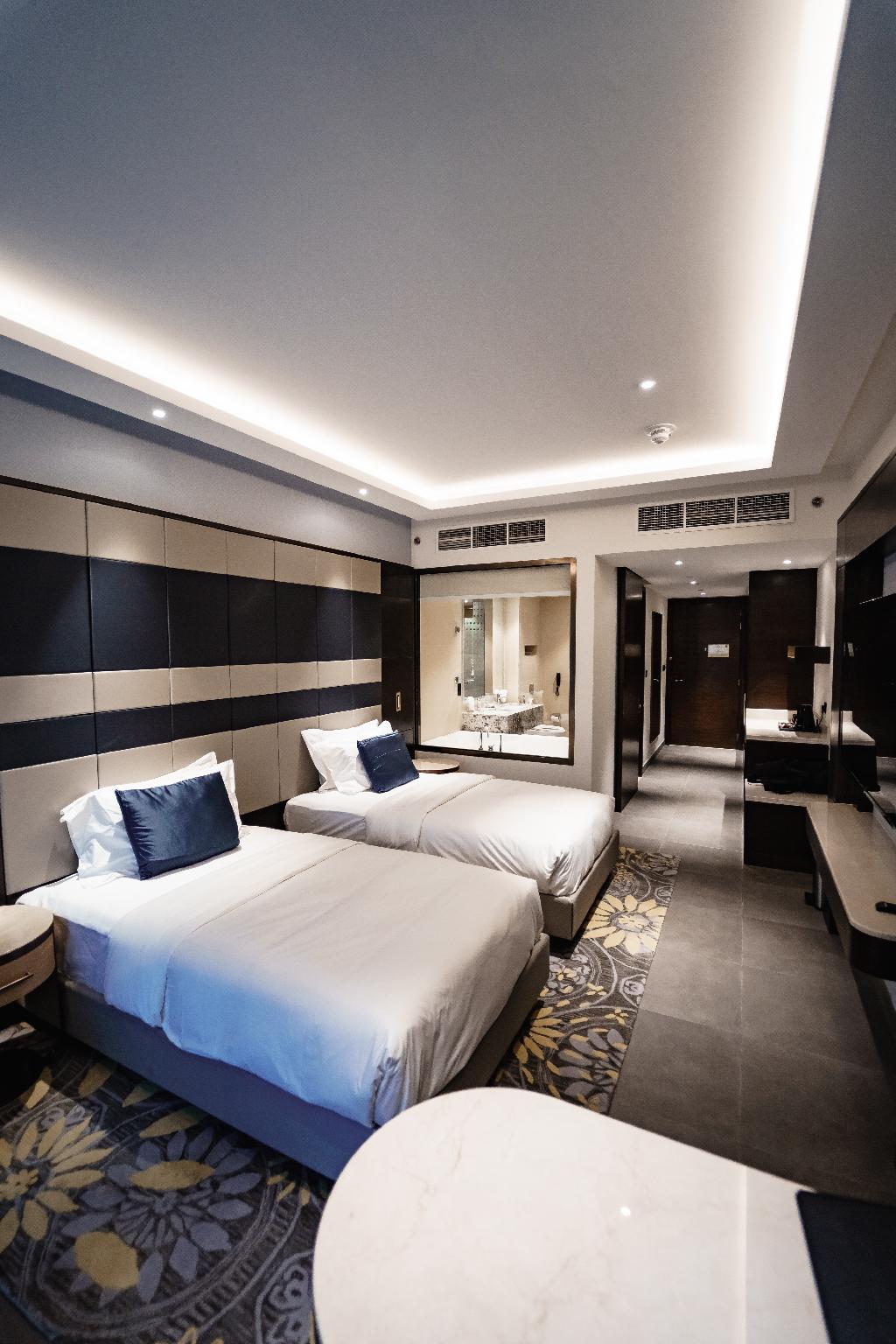 Premium, Twin Beds, Burj Khalifa View, Balcony