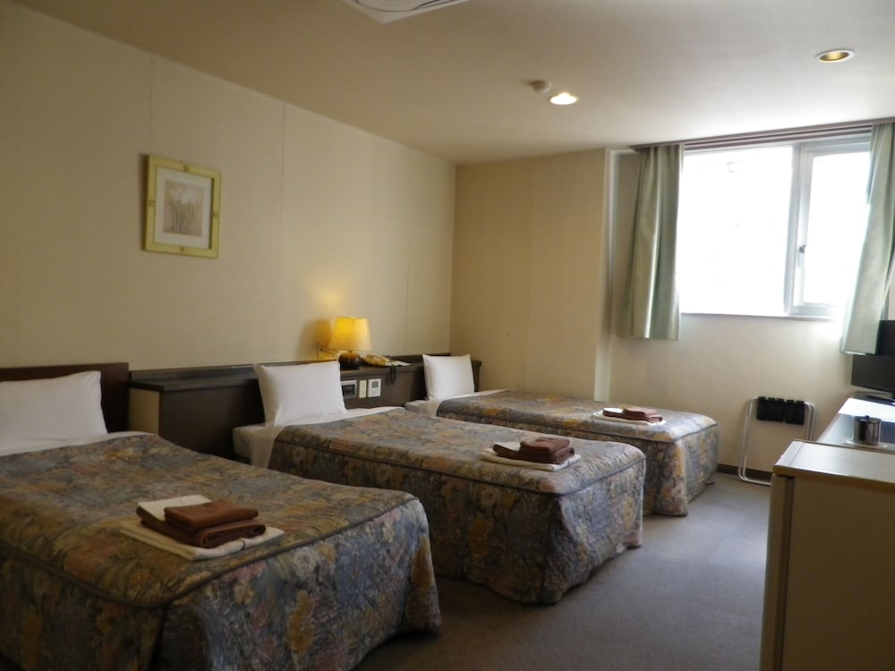 غرفة ثلاثية بثلاثة أسرّة، Isesaki Harvest Hotel 2/4