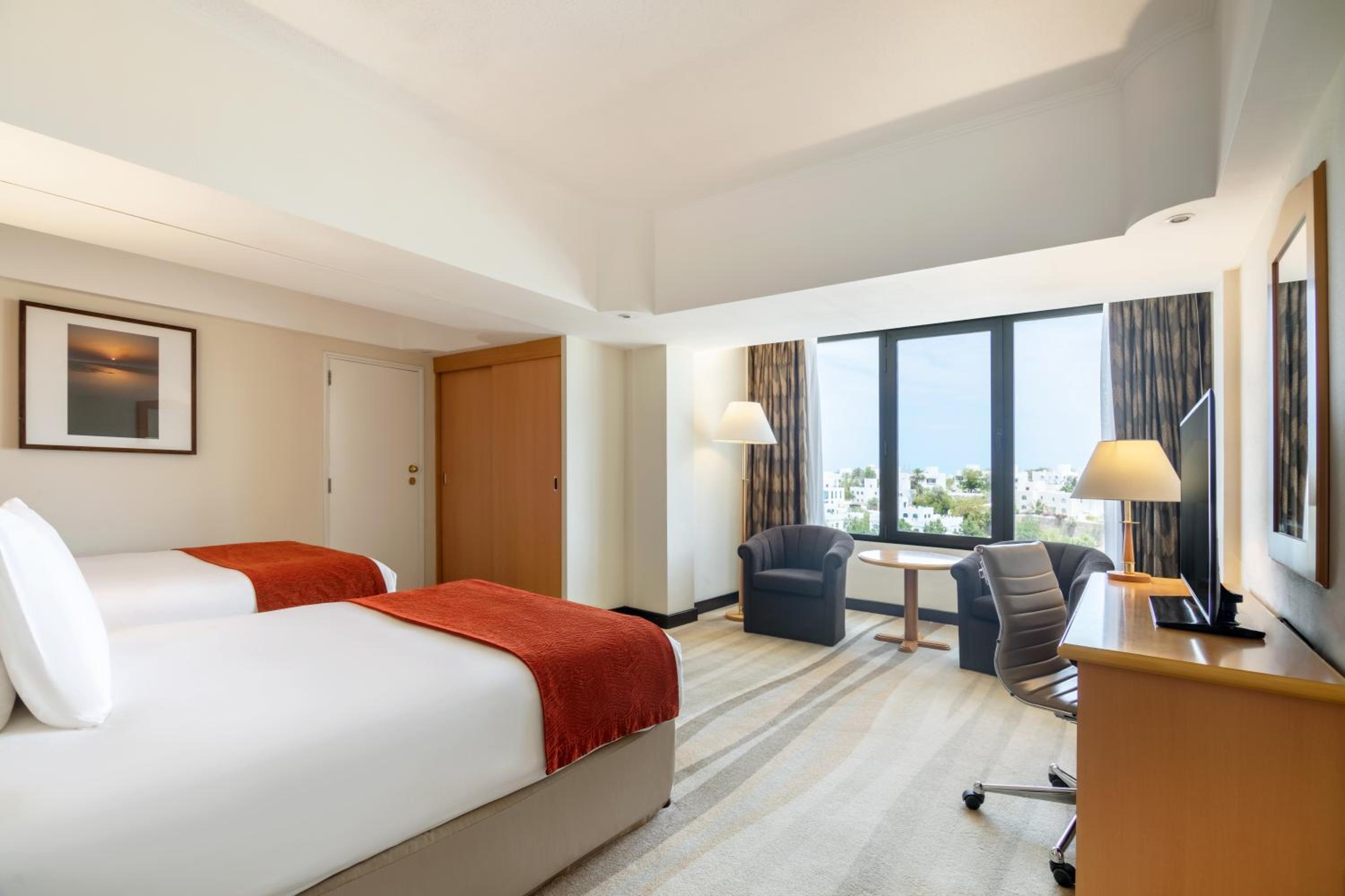Room, Single Bed, City View
