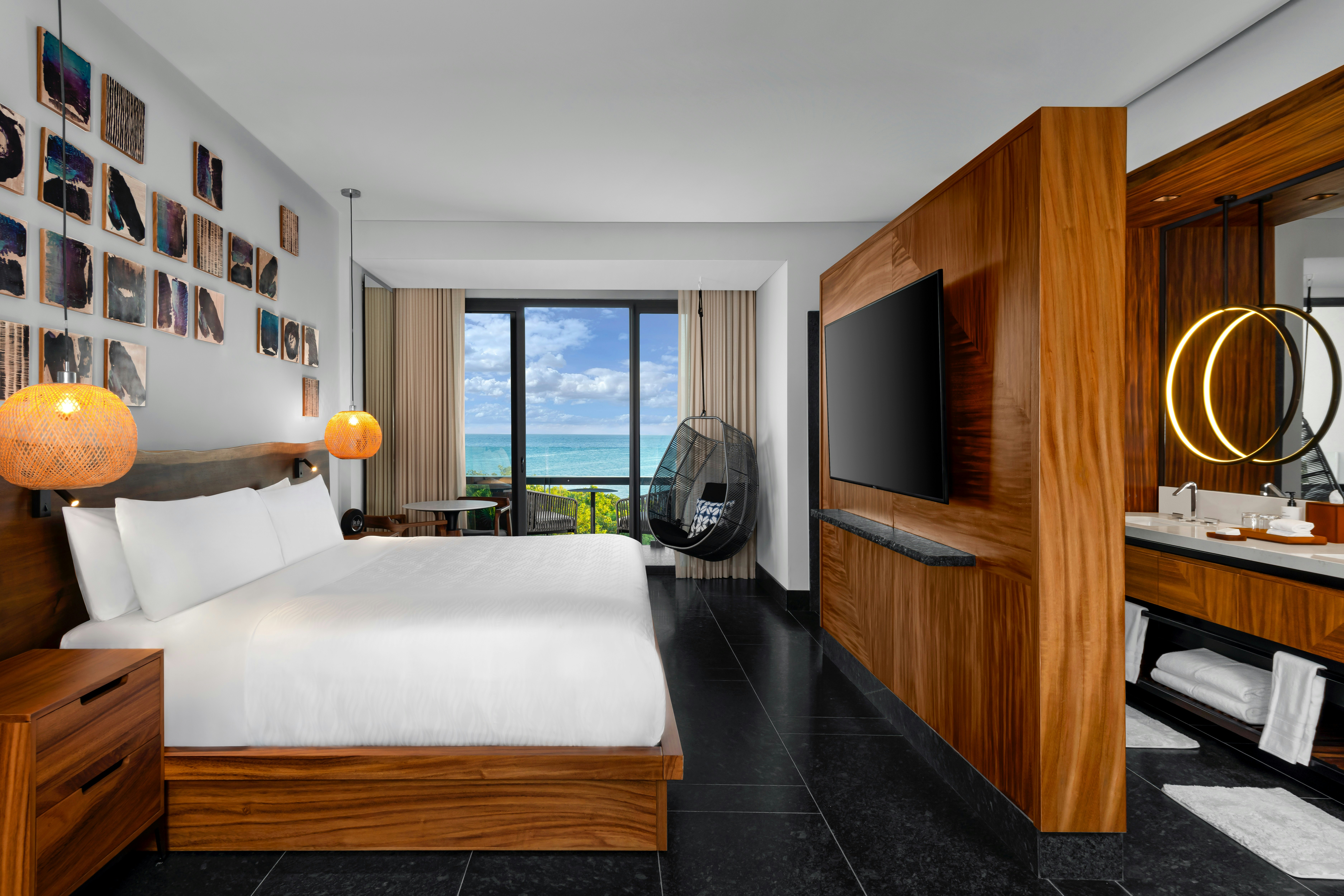 Room, King Bed, Partial Ocean View, Conrad Tulum Riviera Maya 3/14