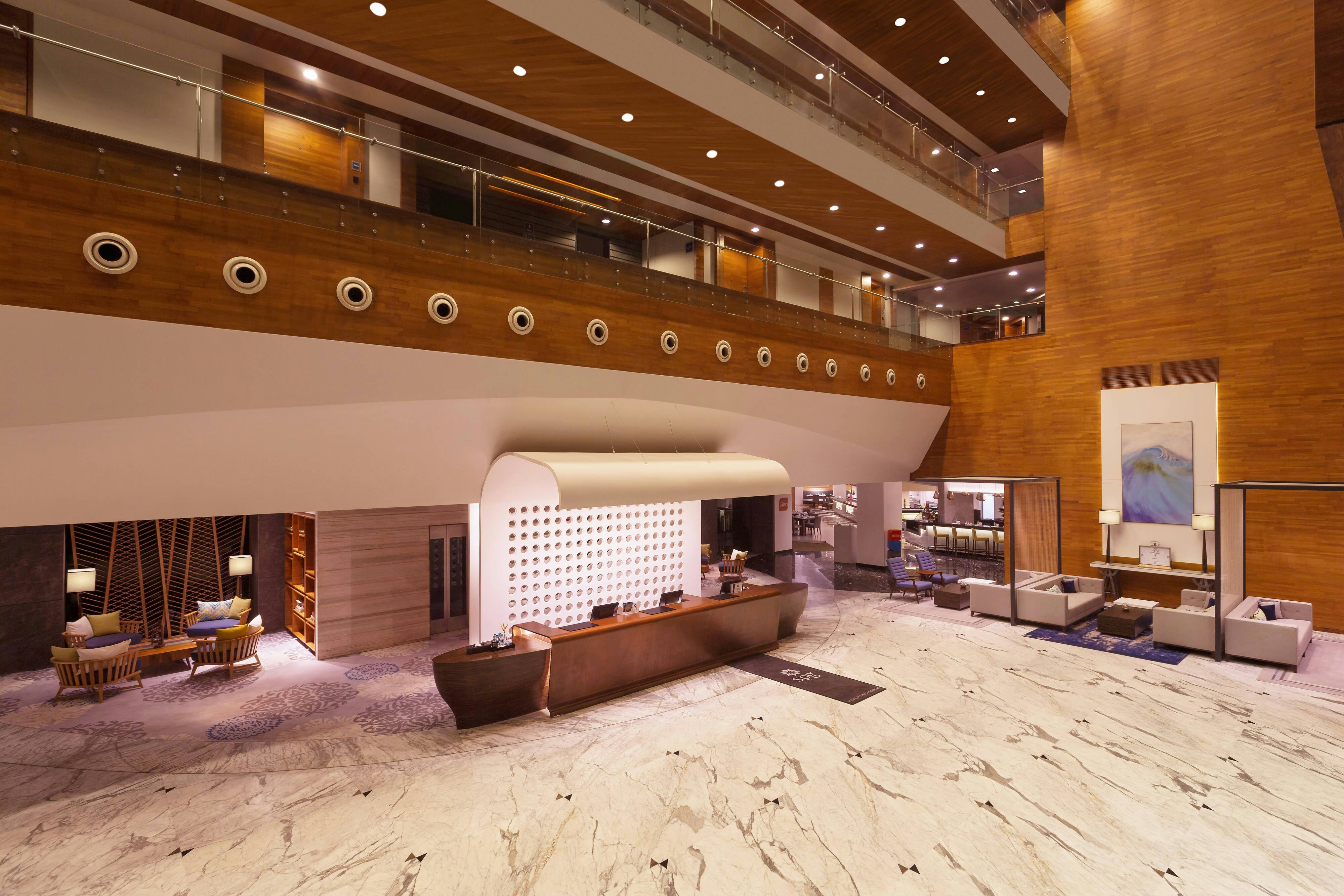 Lobby at FOUR POINTS BY SHERATON VISAKHAPATNAM, VISAKHAPATNAM