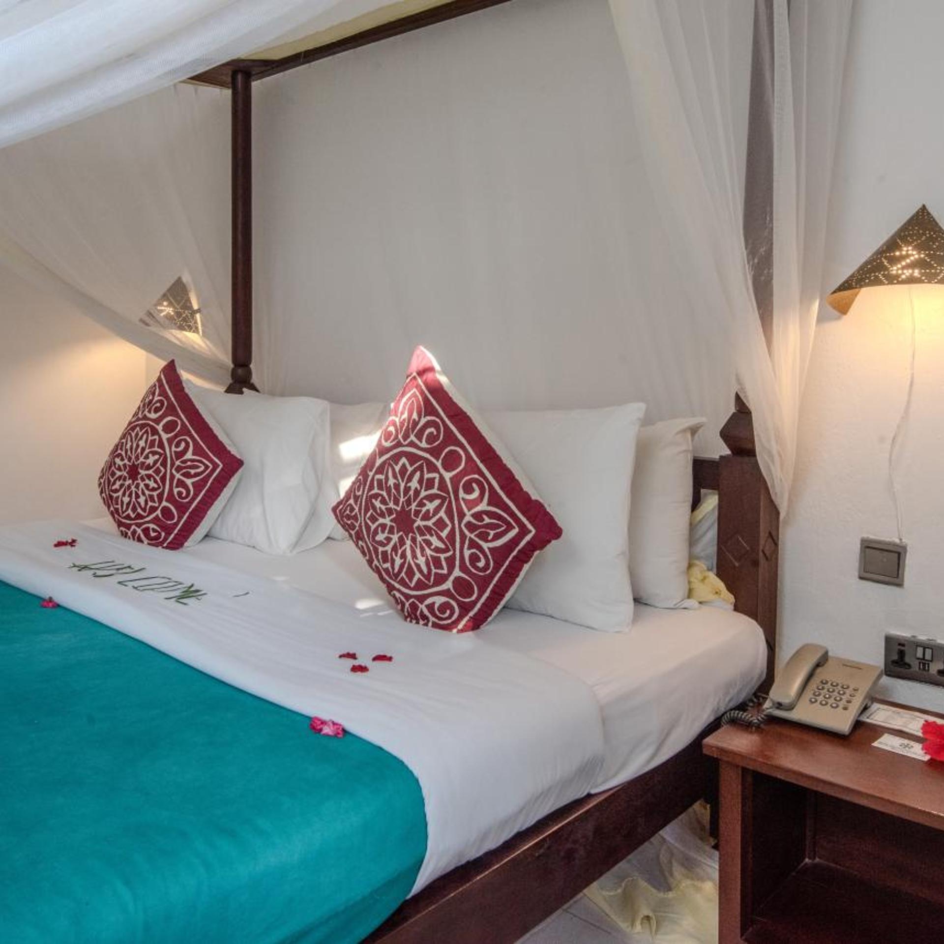 غرفة بسريرين منفصلين
