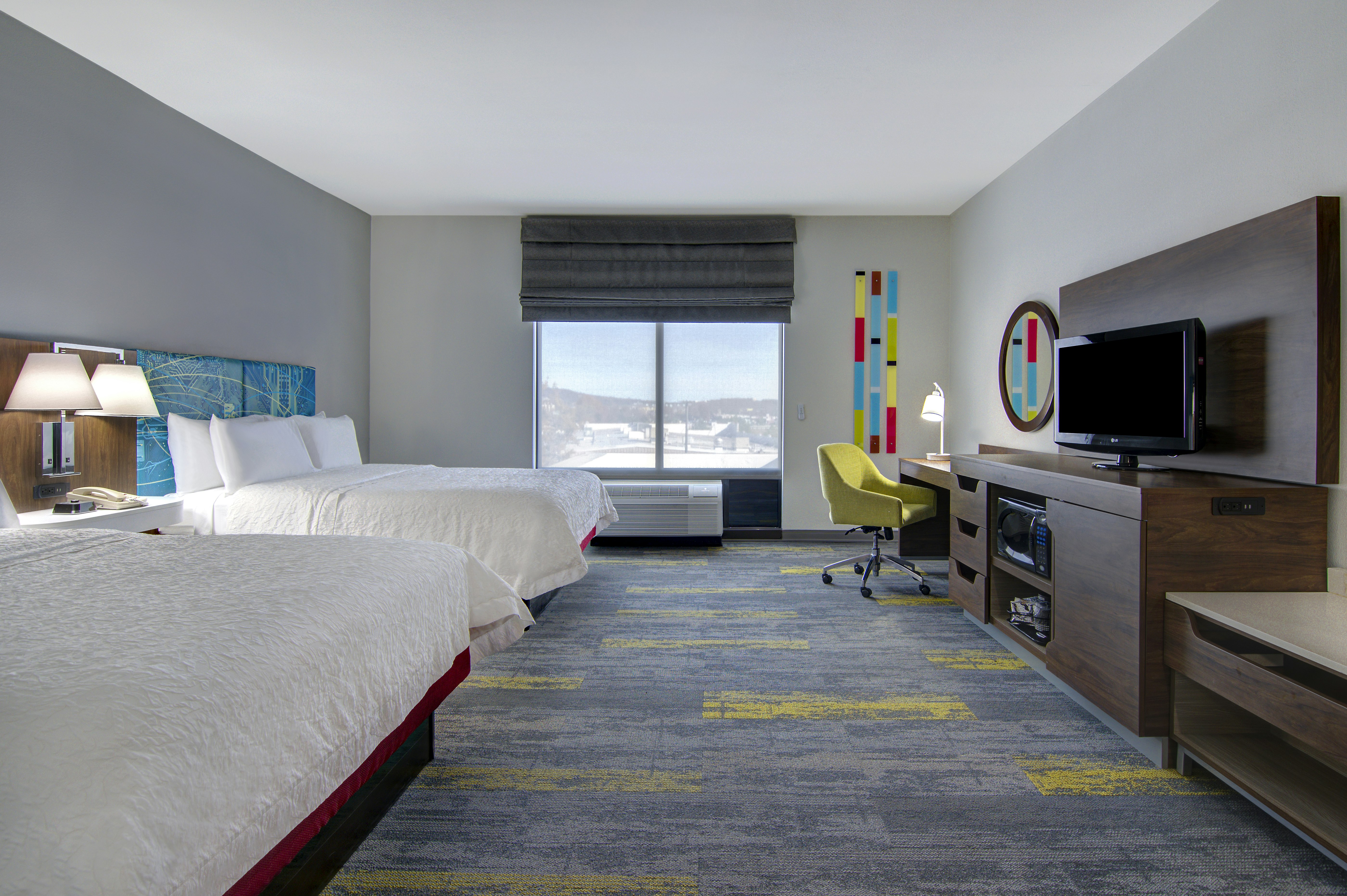 غرفة بسريرين كوين، Hampton Inn Fayetteville 2/2