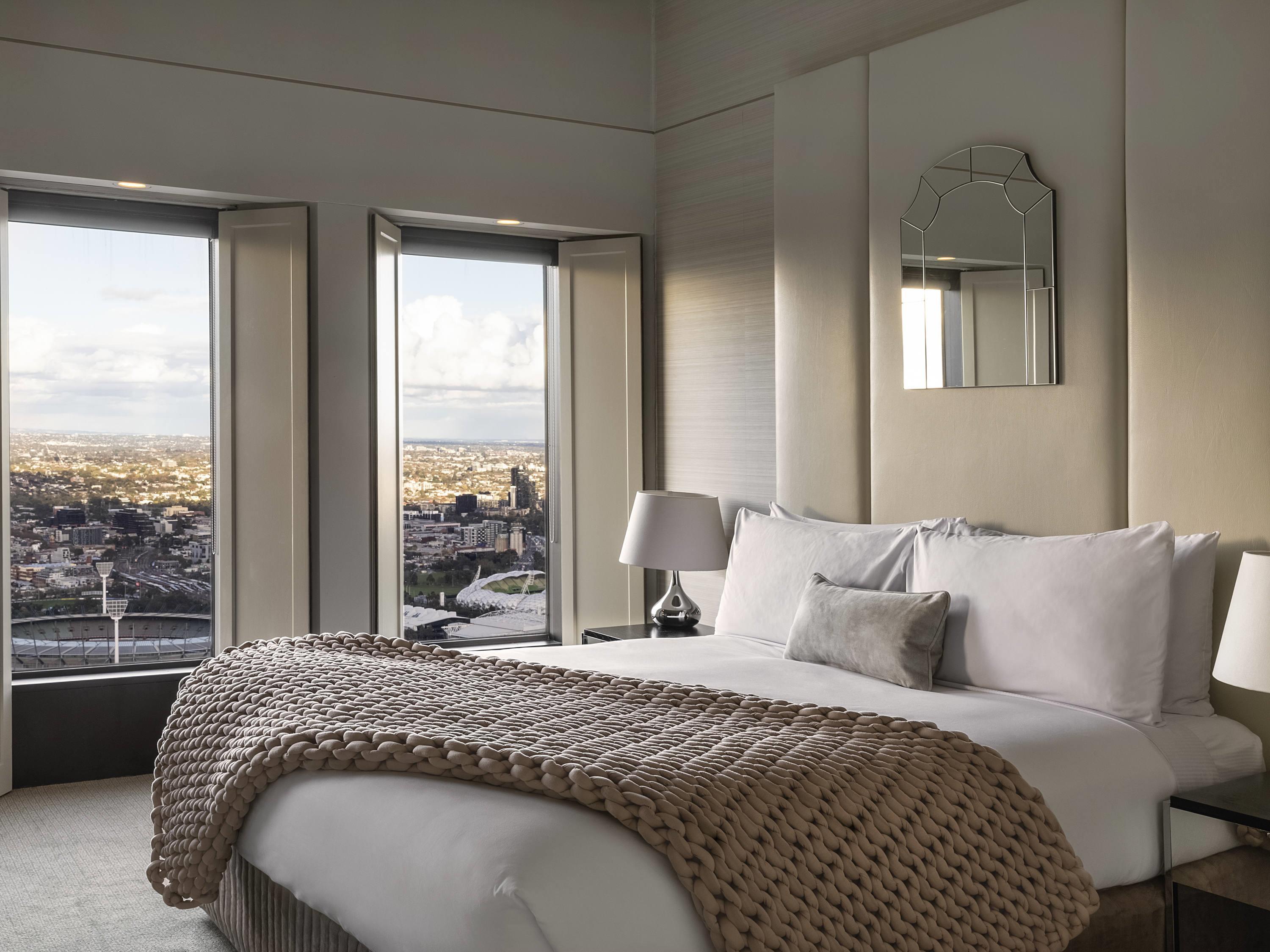 Deluxe, Suite, King Bed, City View, Living Area, Sofitel Melbourne On Collins 2/2
