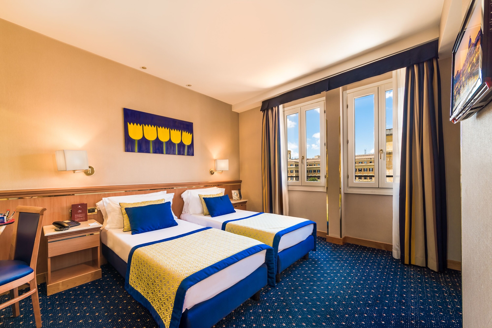 غرفة اقتصادية بسرير مزدوج، Diocleziano Hotel 3/9
