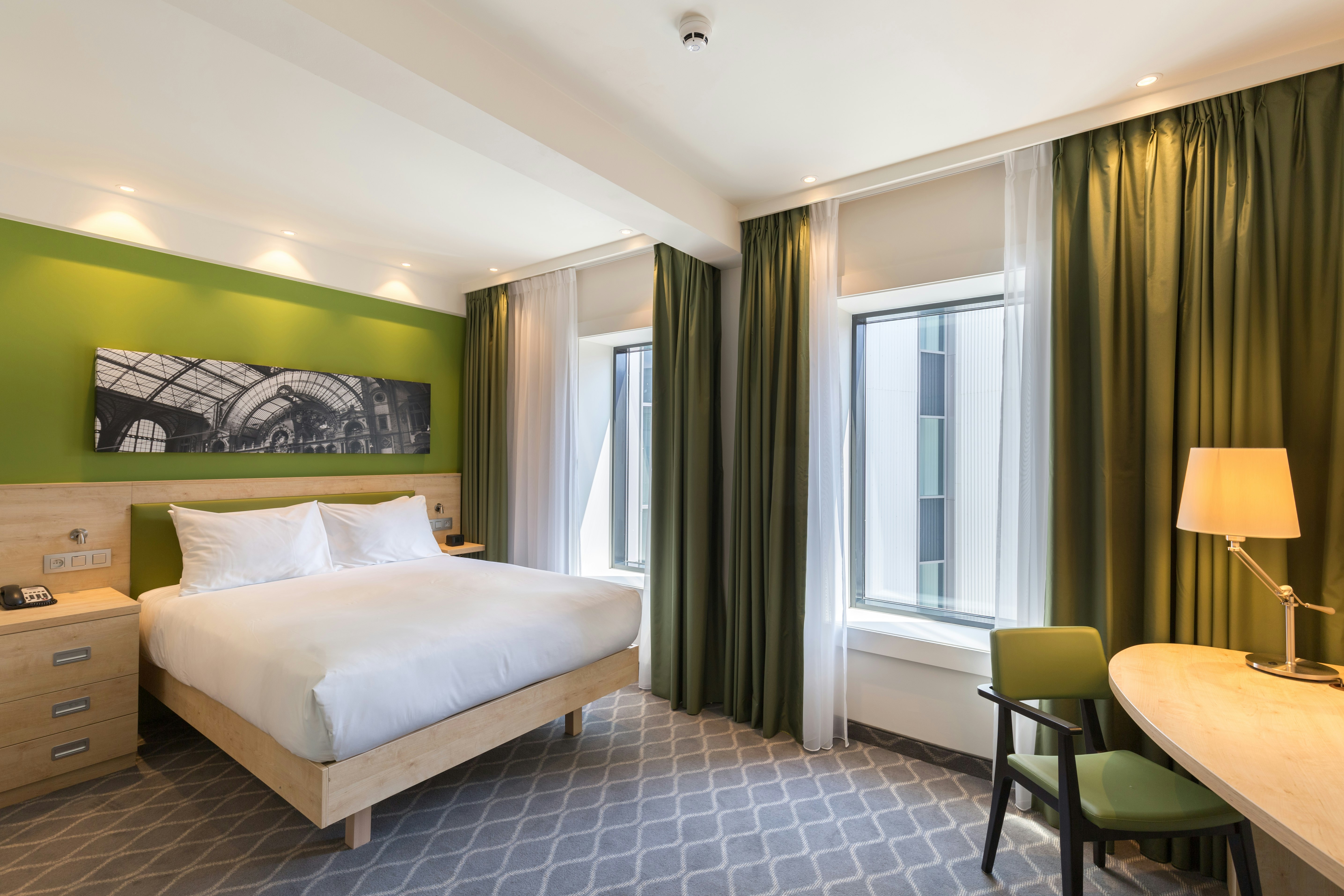 غرفة بسرير كوين، Hampton by Hilton Antwerp Central Station 3/4