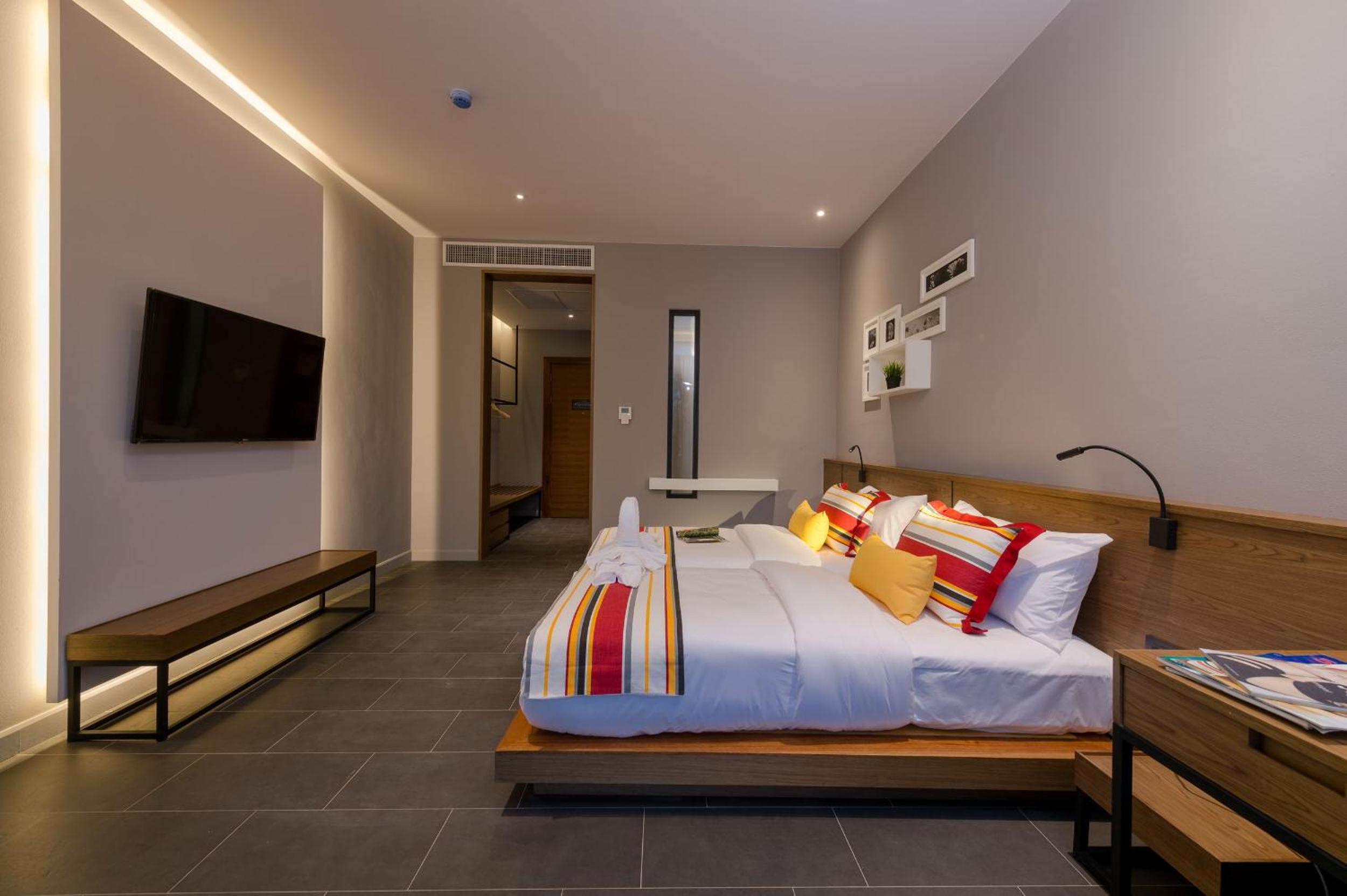 غرفة ديلوكس بسرير مزدوج أو سريرين منفصلين، The Gallery Hotel Naiharn 6/10
