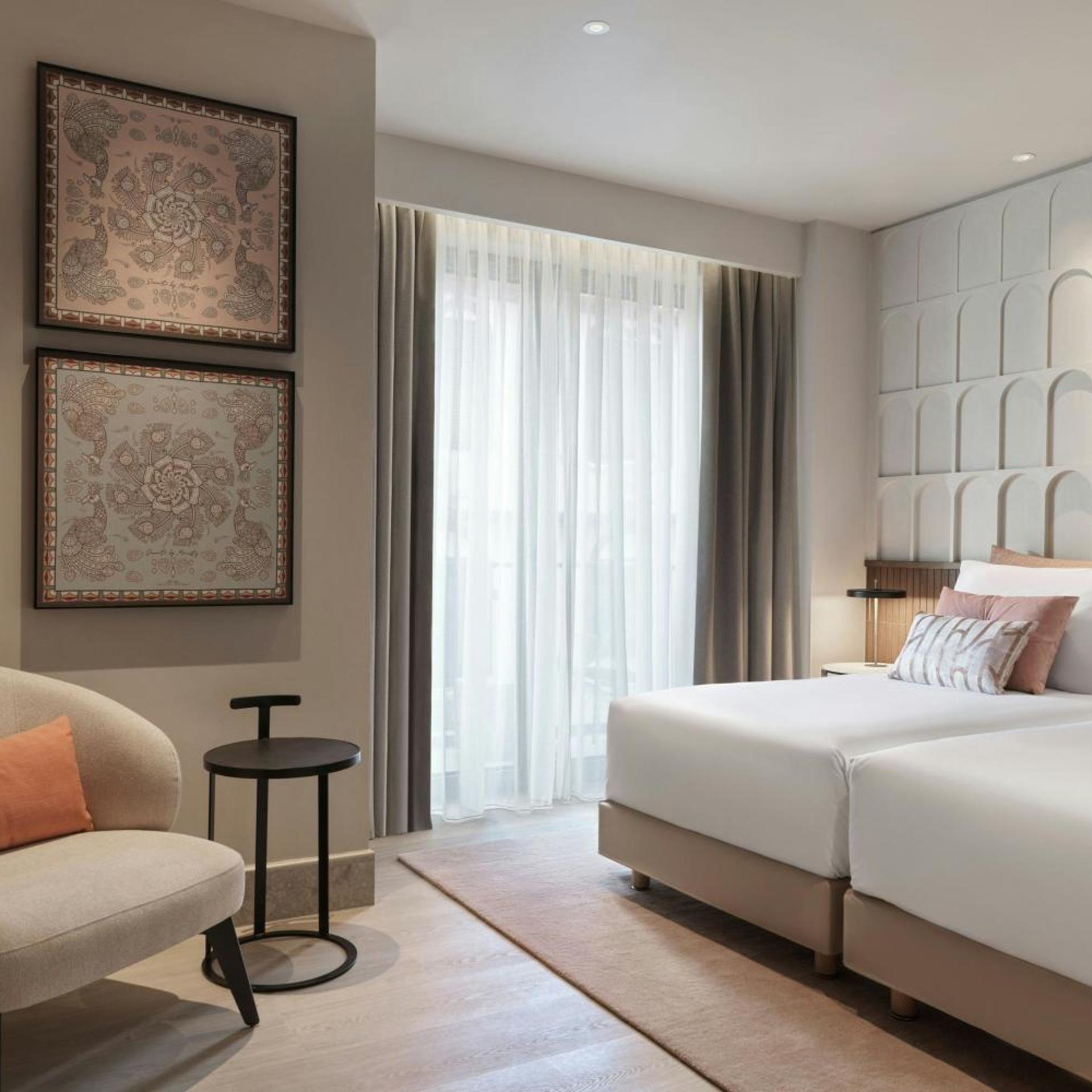 Room, Twin Beds, Urban View, Balcony