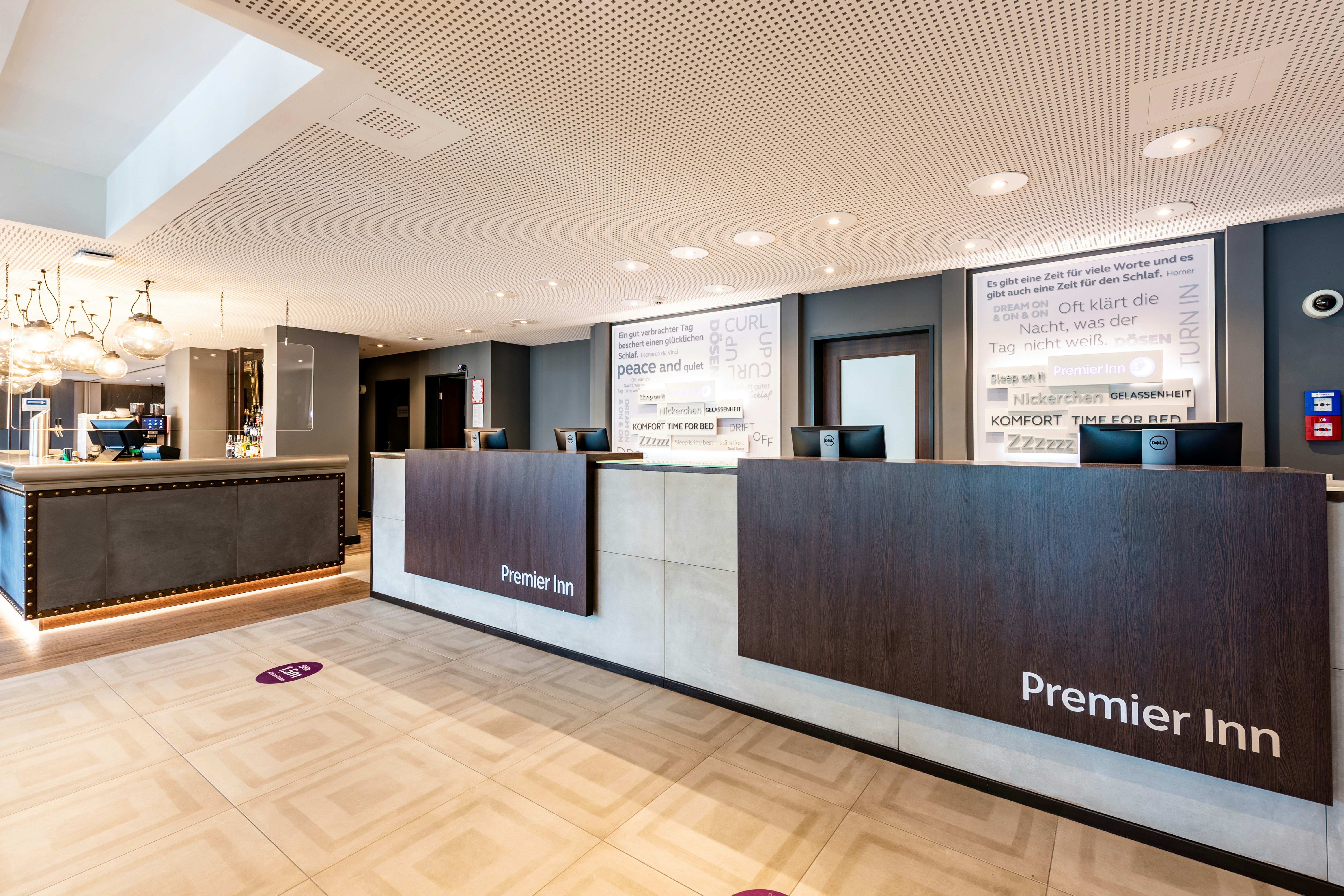 Lobby at Premier Inn Munich Airport East, OBERDING