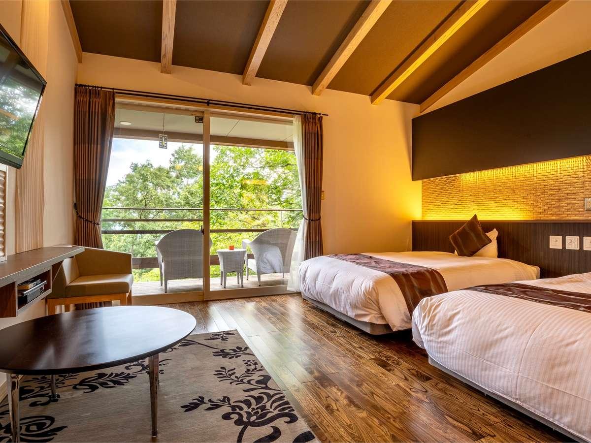 Premium, Villa, 2 Double Beds, Private Bathroom