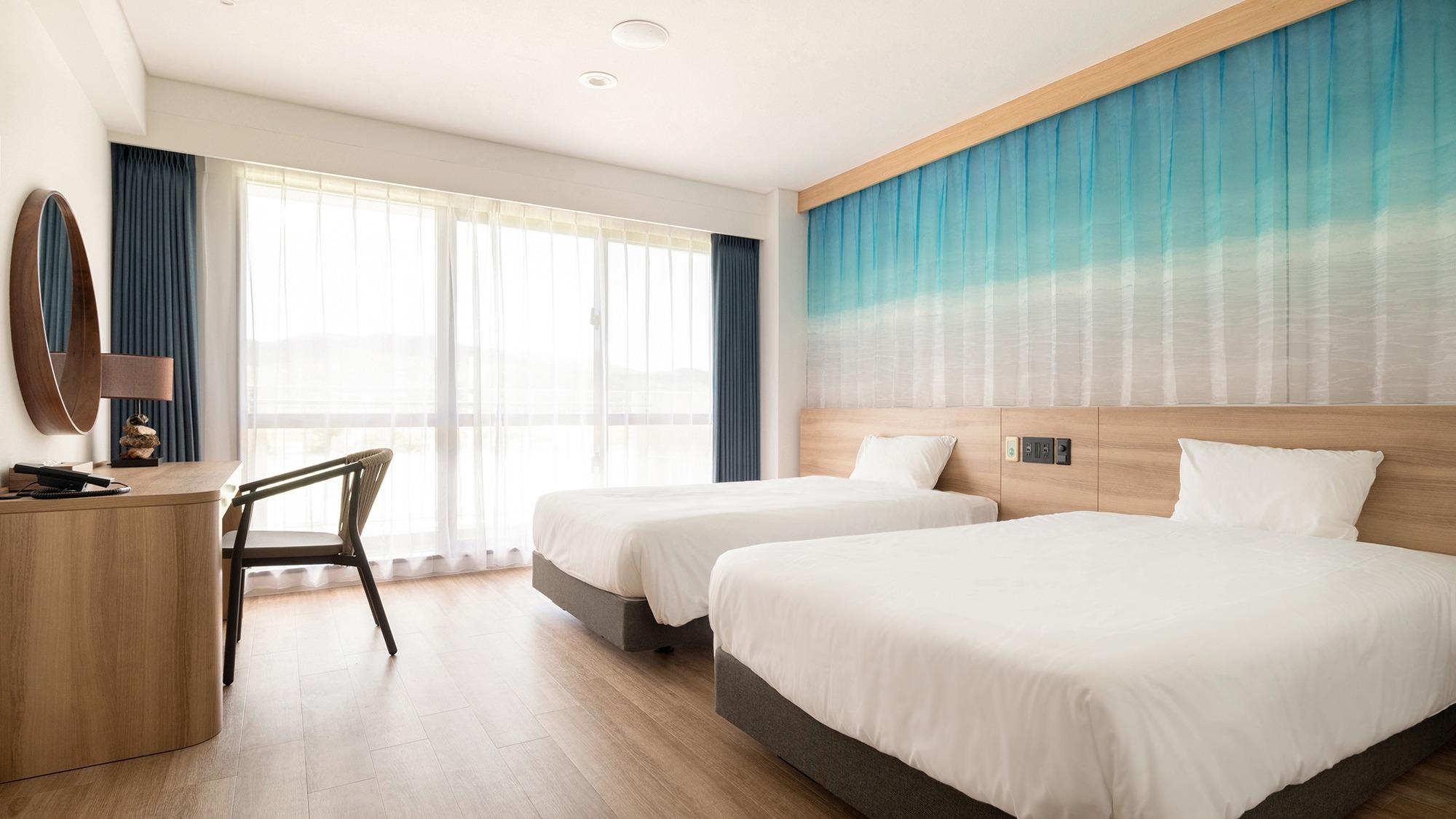 Semi Room, Universal, 2 Semi Double Beds