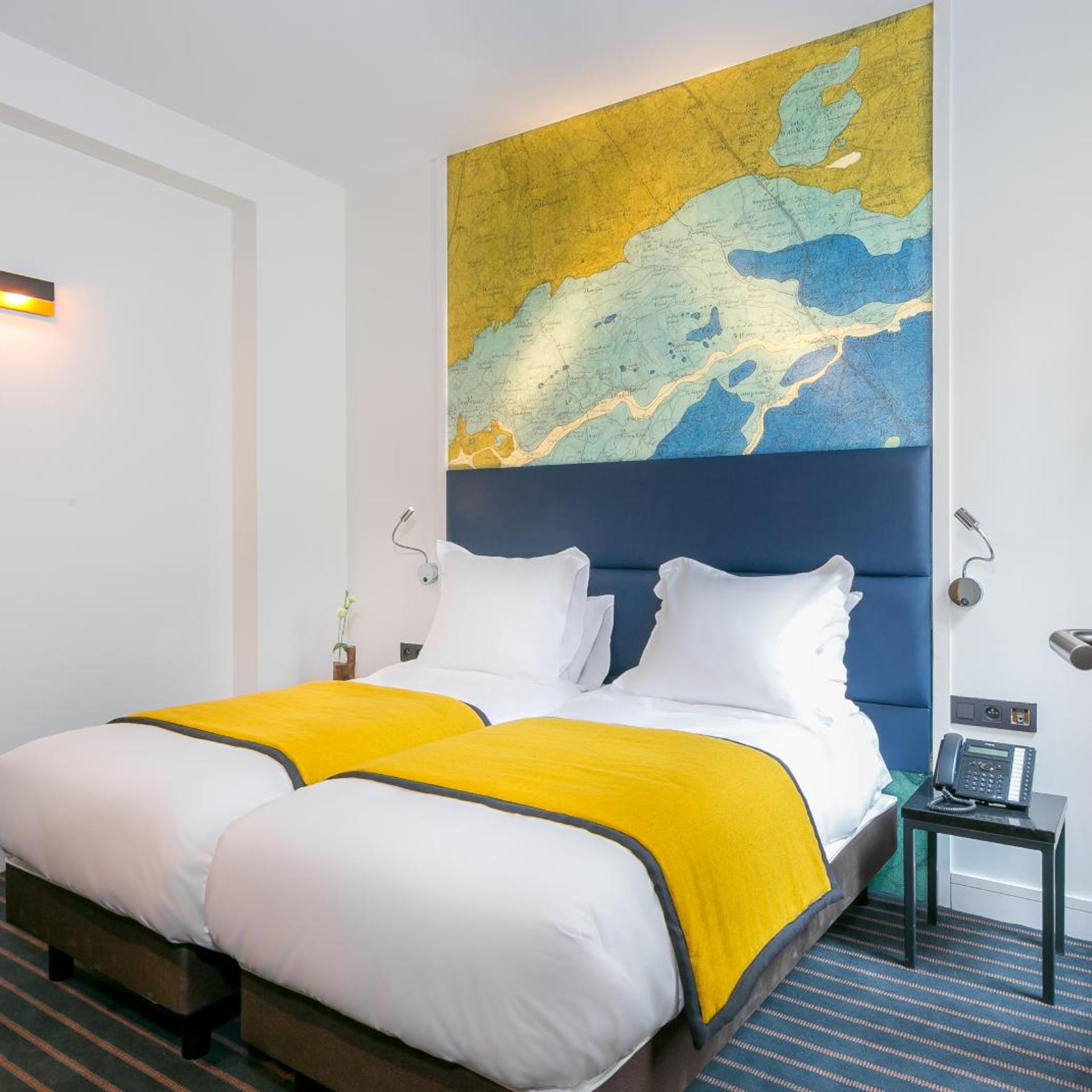 غرفة بسريرين منفصلين، Hotel Scarlett 2/10