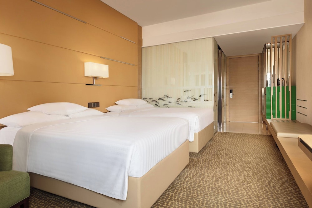 room, 2 double beds, river view