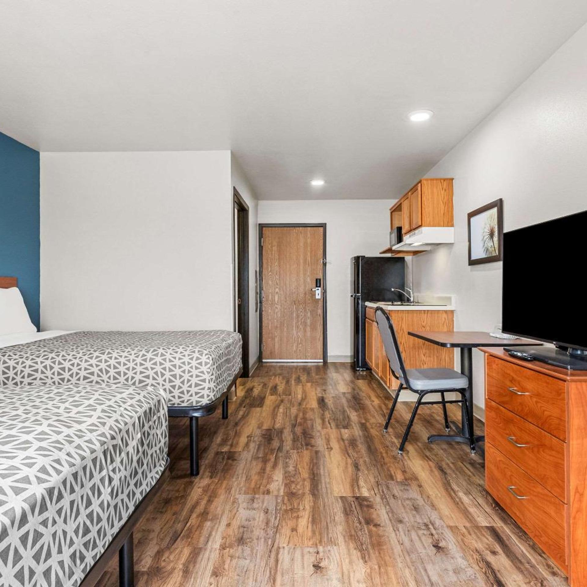 غرفة بسريرين مزدوجين، WoodSpring Suites Tulsa 9/10