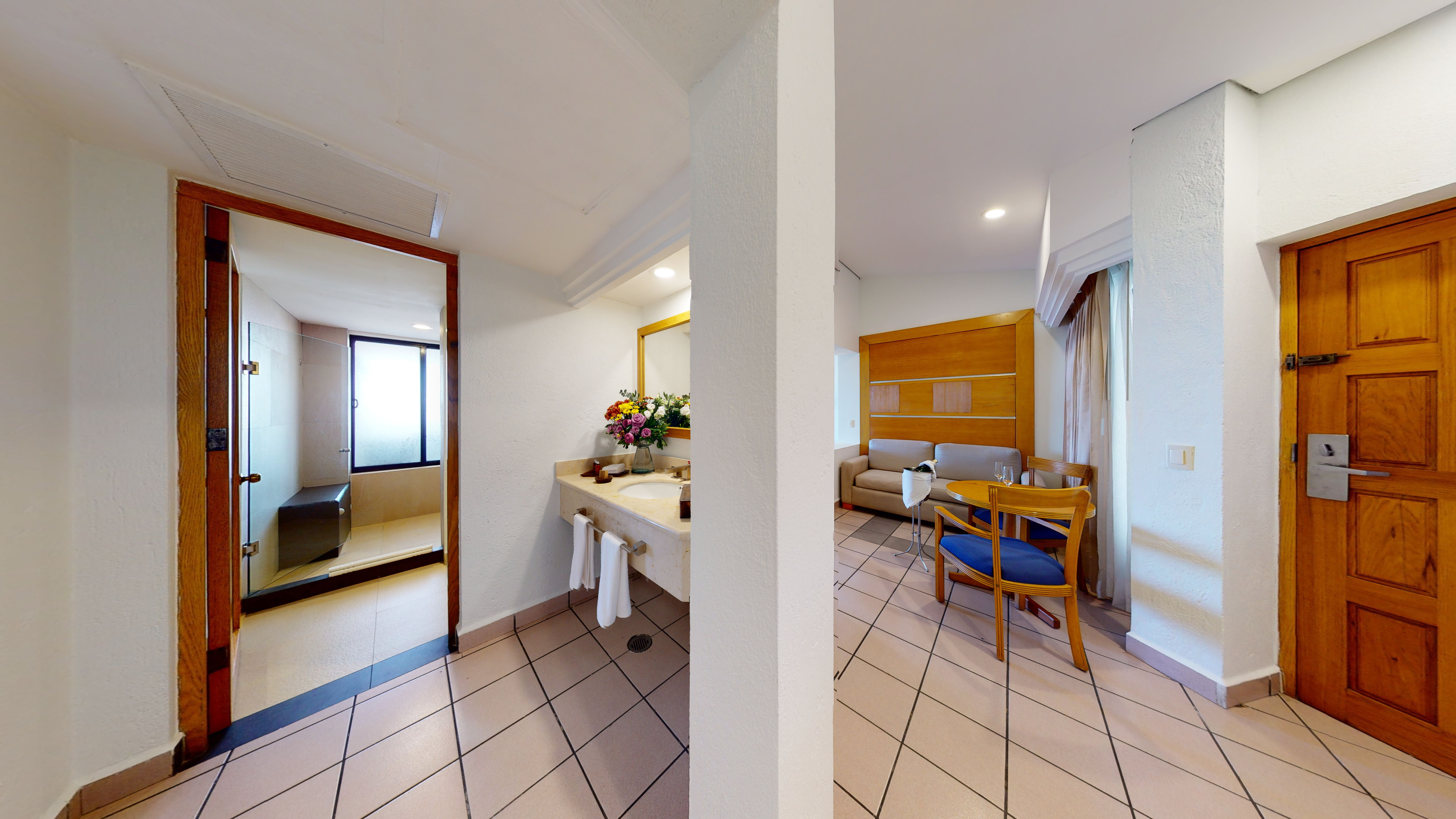 Privilege, 2 Double Beds, Ocean View, Dining Area, Sofa, Living Area, Terrace