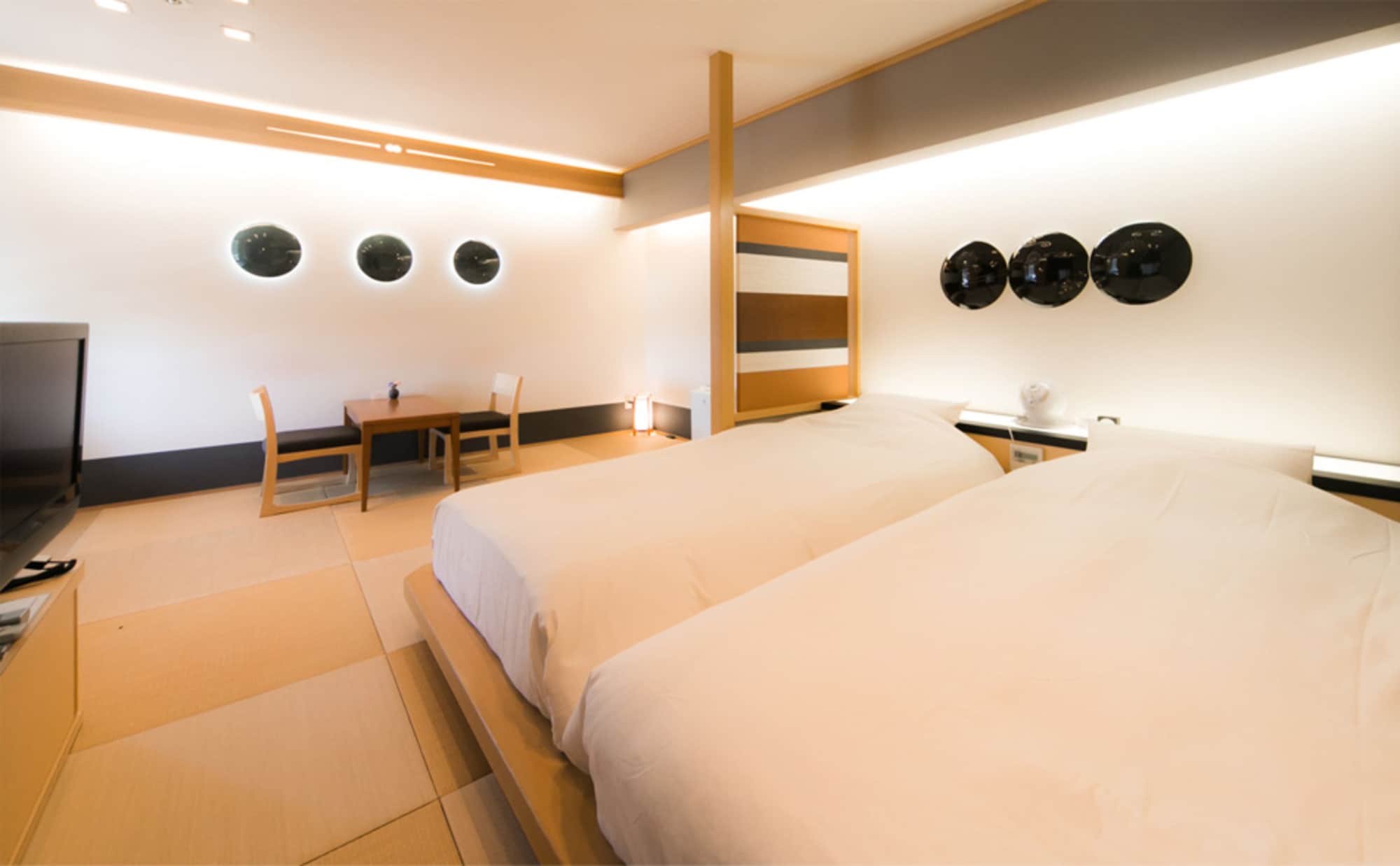 Japanese, Modern, Theme, Futon Bed, Twin Beds, Private Hot Spring Bath