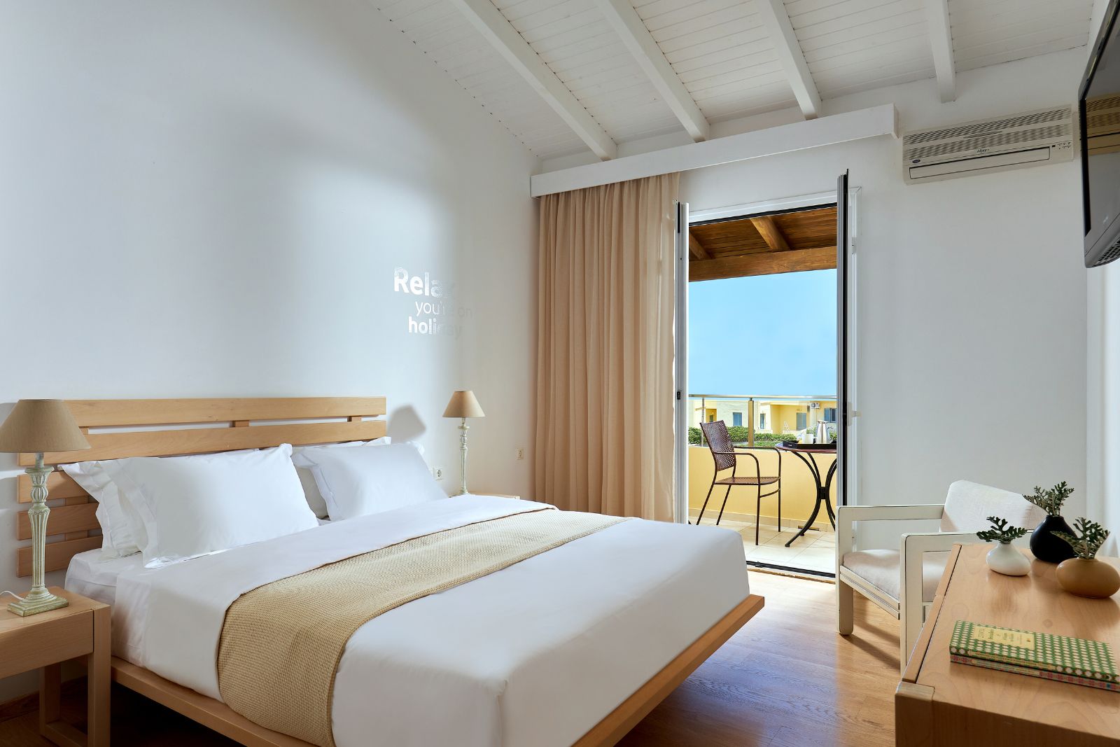 Inland, Double Bed, Land View