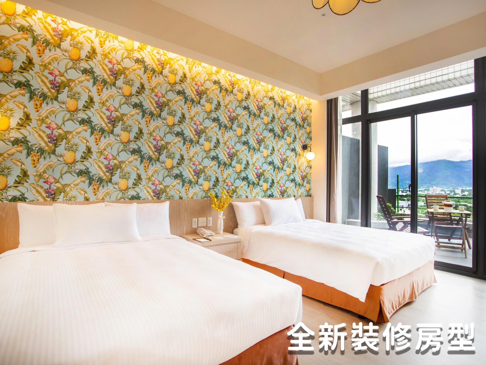 Renovated, Family, 2 Double Beds, Terrace