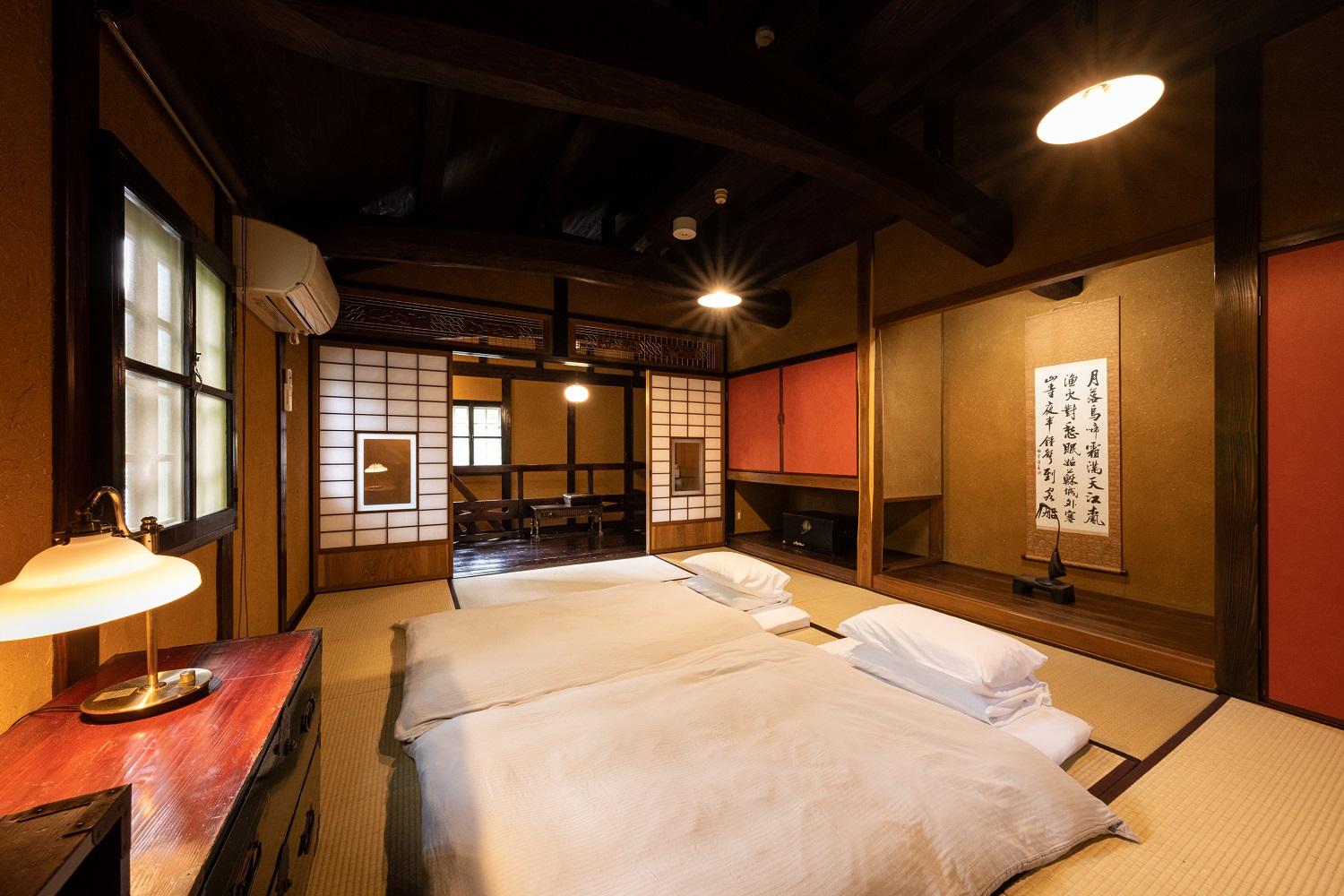 Japanese Western, Japanese, Tree, Convertible Double Bed, Indoor Bath