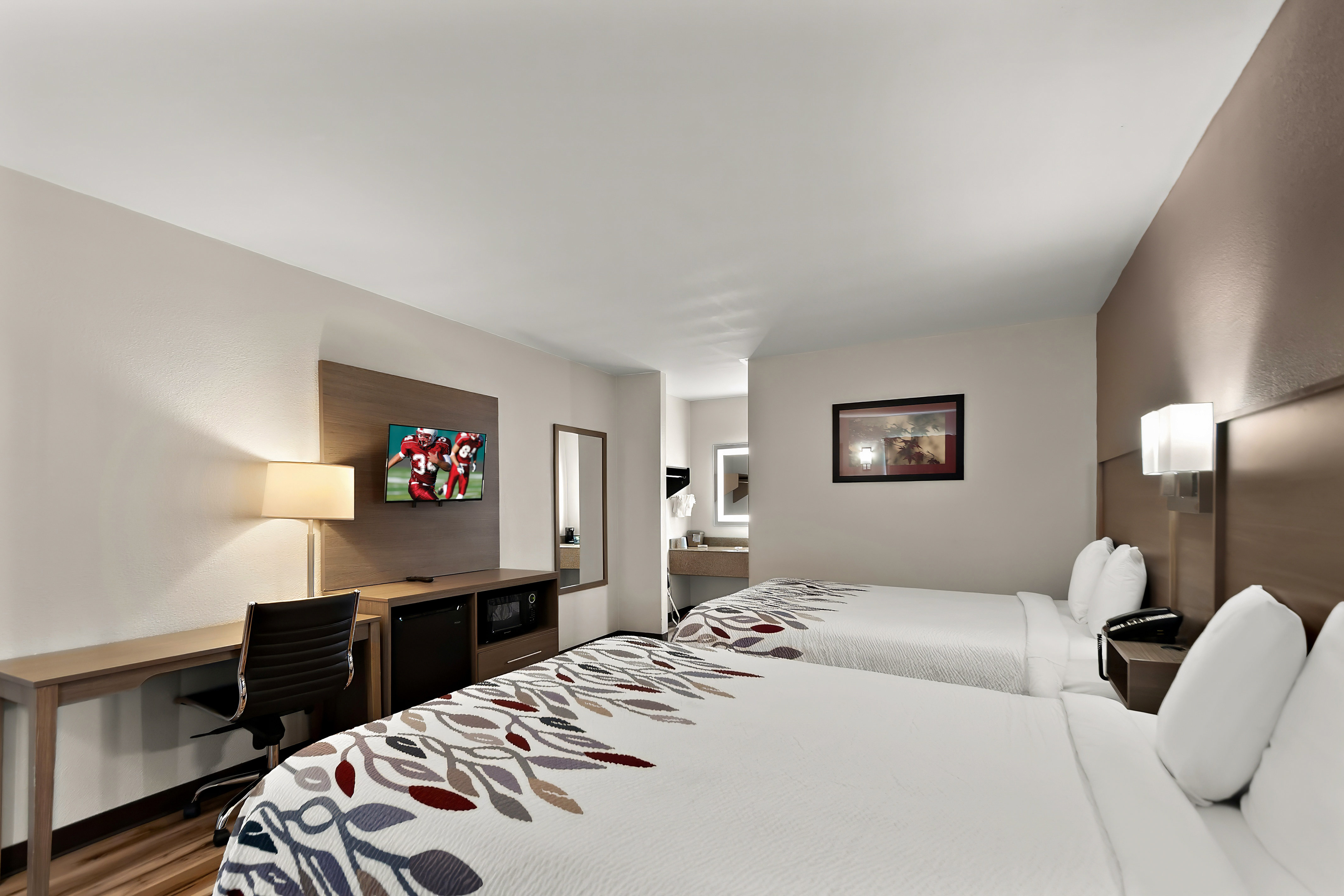 غرفة ديلوكس بسريرين كوين، Red Roof Inn Winchester, VA 5/9