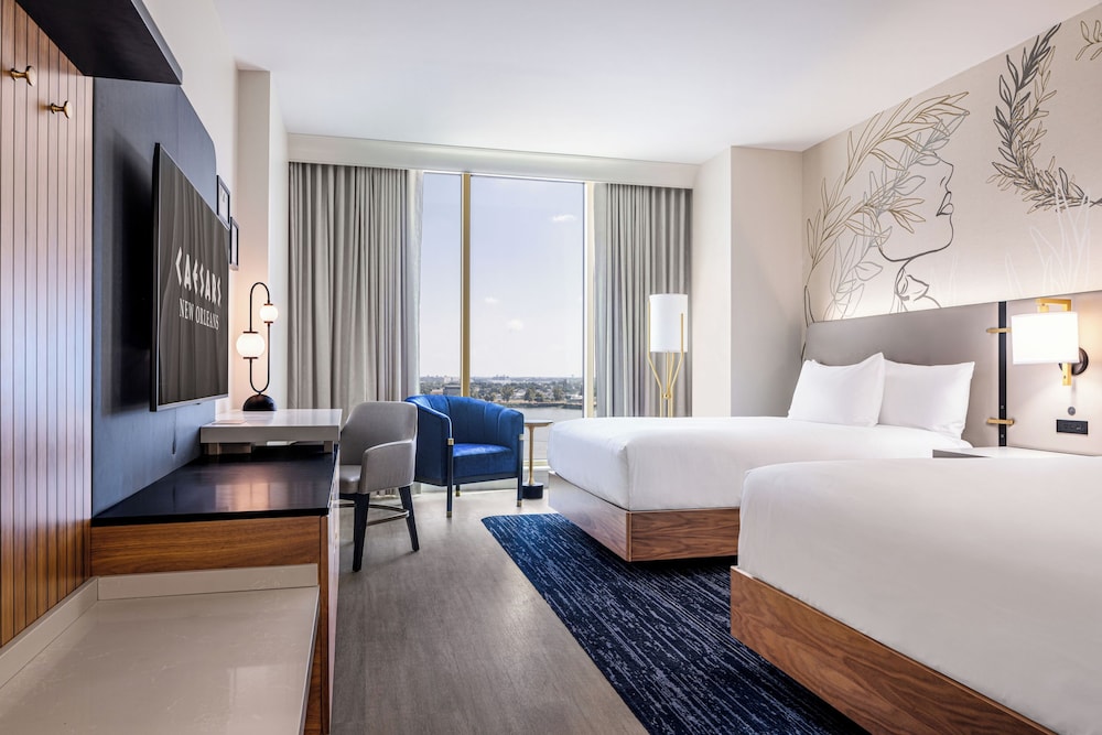 CAESARS, LUXURY, 2 QUEEN BEDS, PARTIAL CITY VIEW