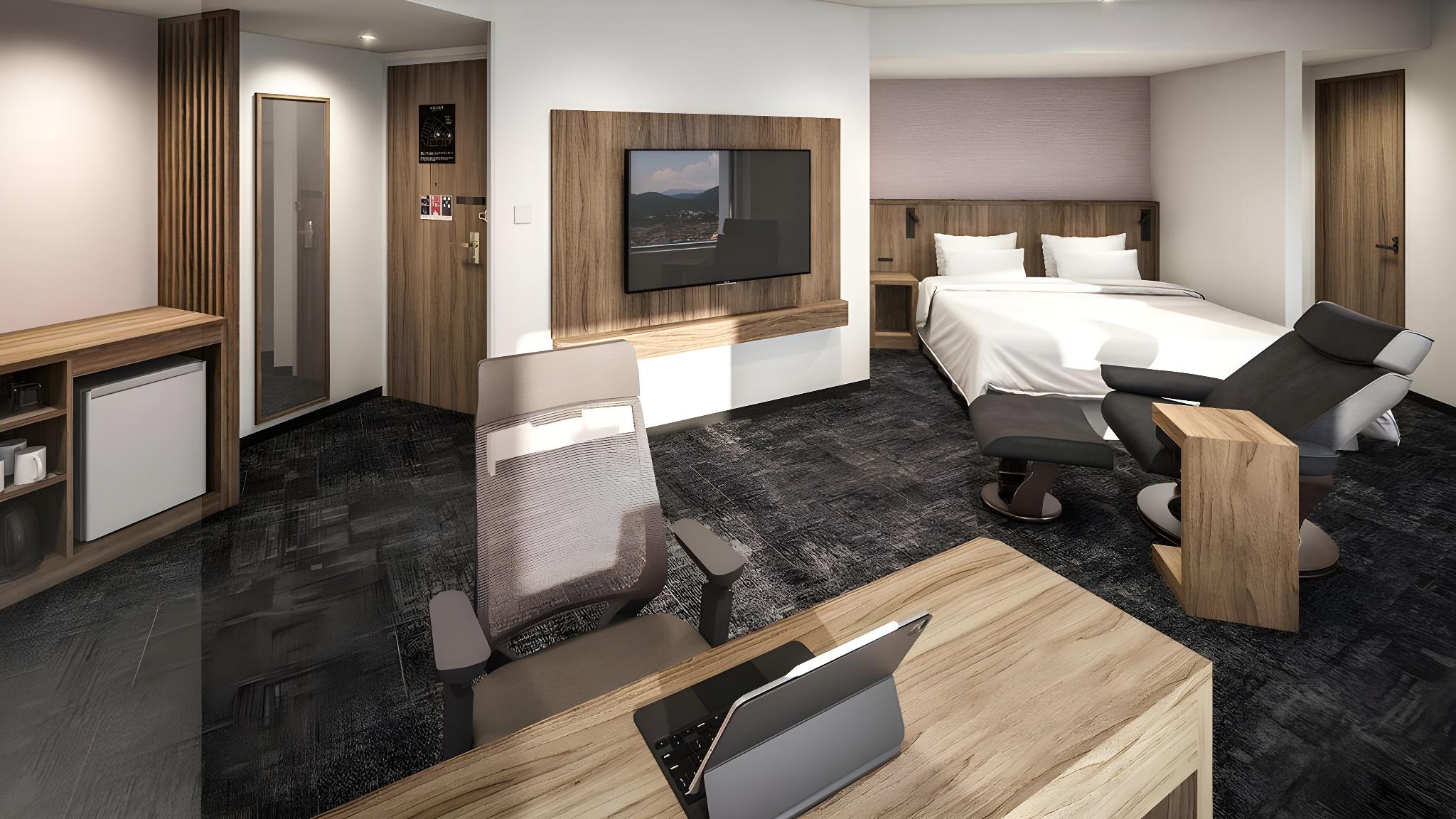 غرفة كومفورت بسرير مزدوج، Hotel Jal City Nagano 2/2