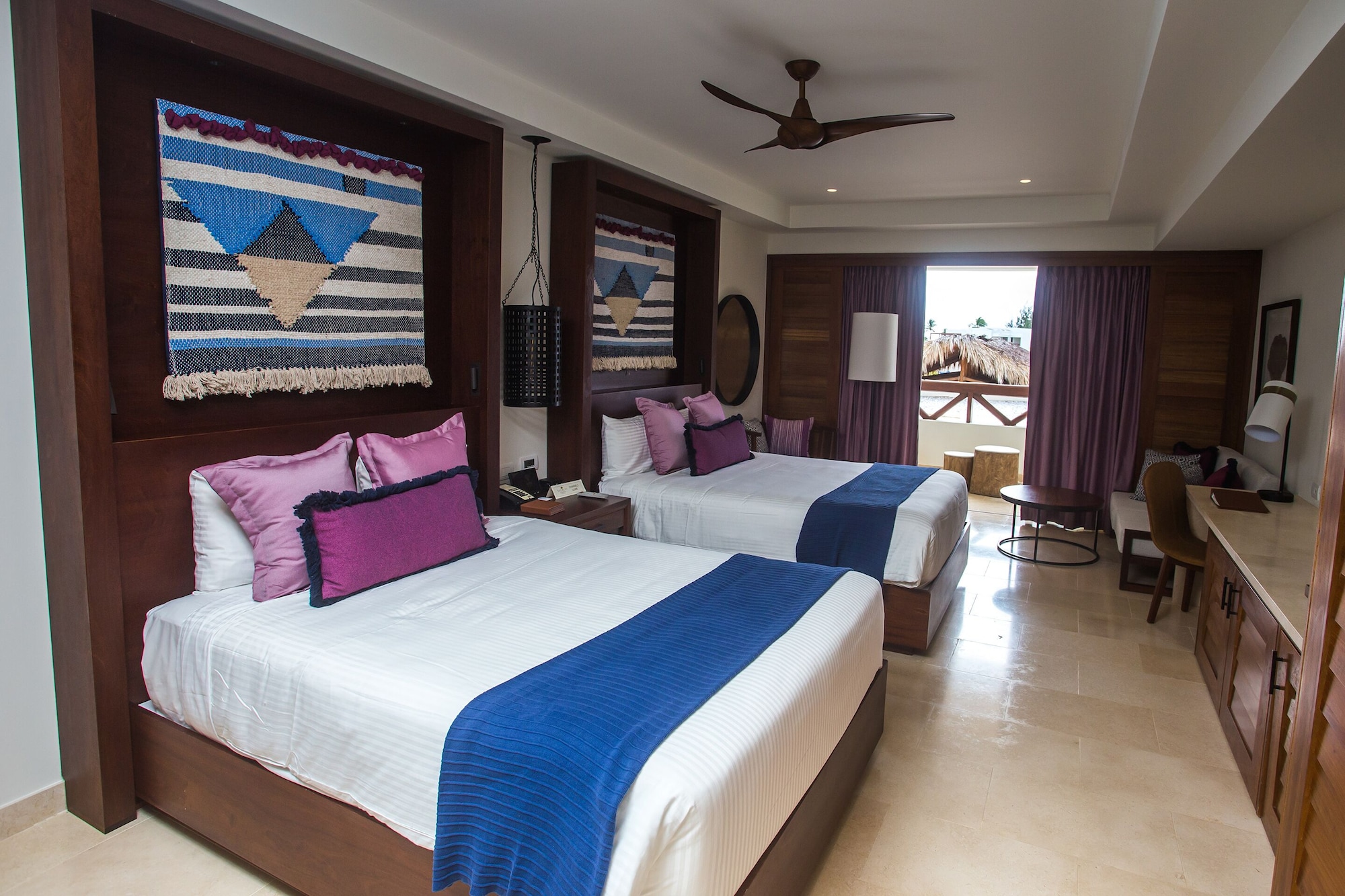 Junior Suite, 2 Double Beds, Tropical View