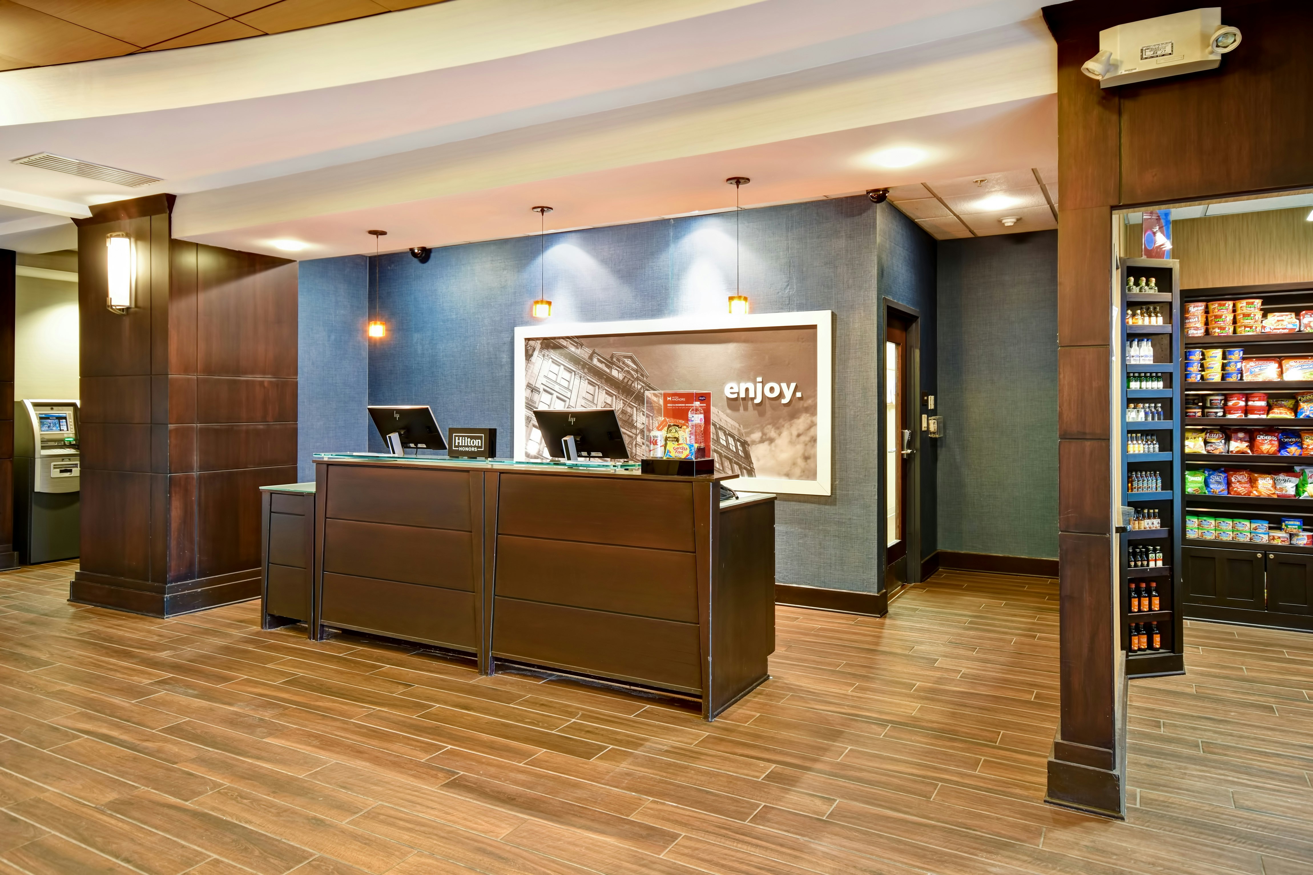 Lobby at Hampton Inn Suites Detroit Canton, CANTON - MI