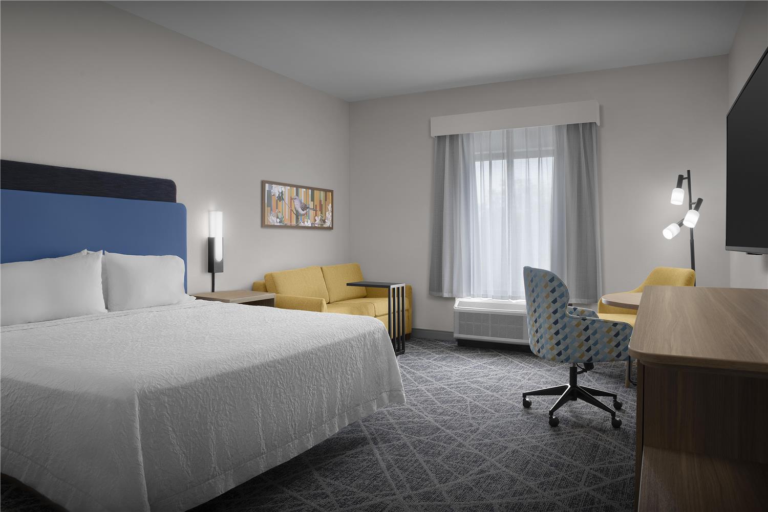 Study, King Bed