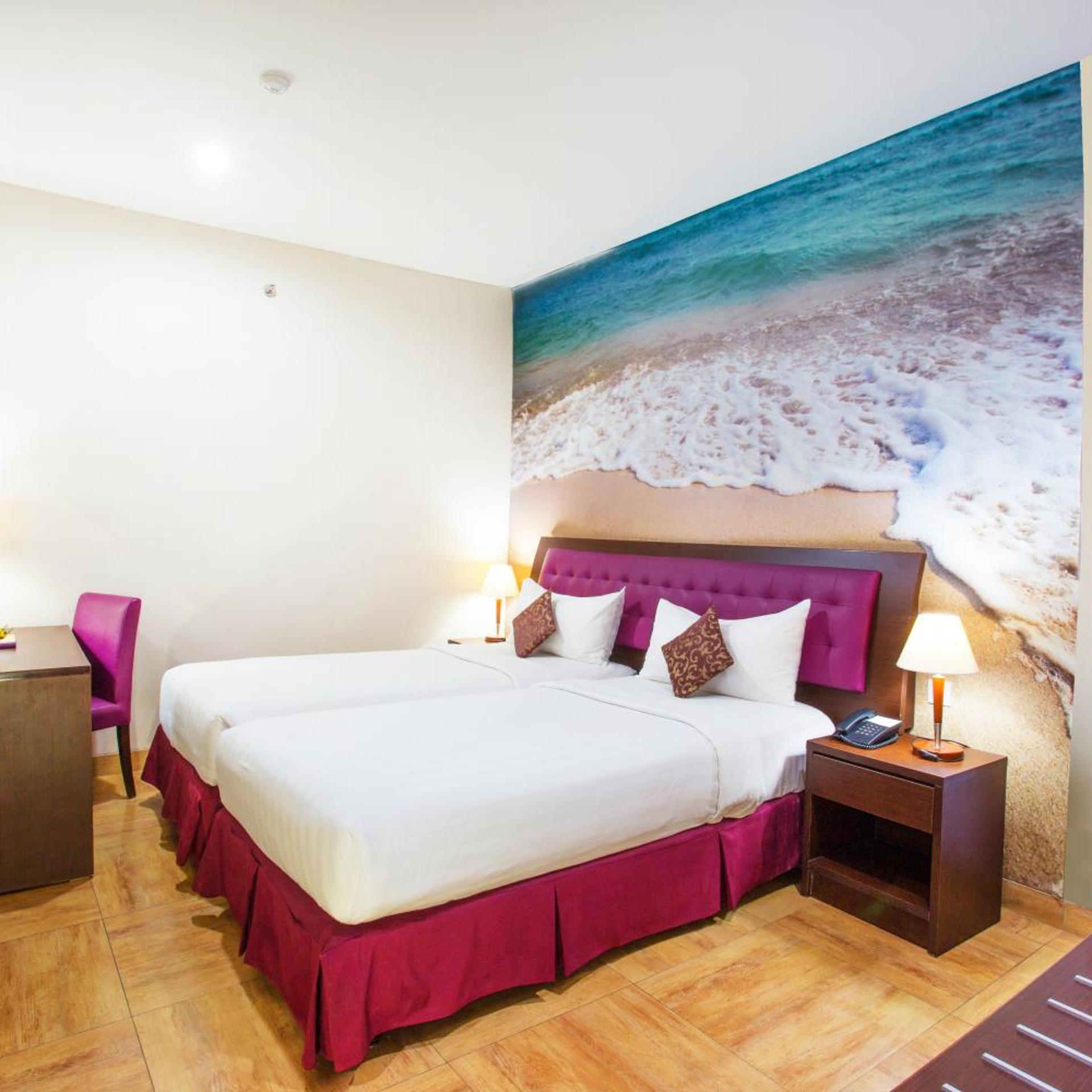 Standard, Double or Twin Bed, No Window, Kuta Central Park Hotel 3/7
