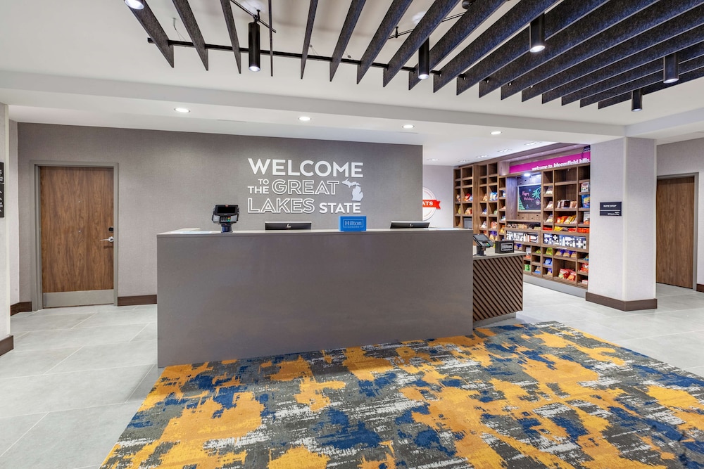 Lobby at Hampton Inn Bloomfield Hills Detroit, MI, BLOOMFIELD HILLS - MI