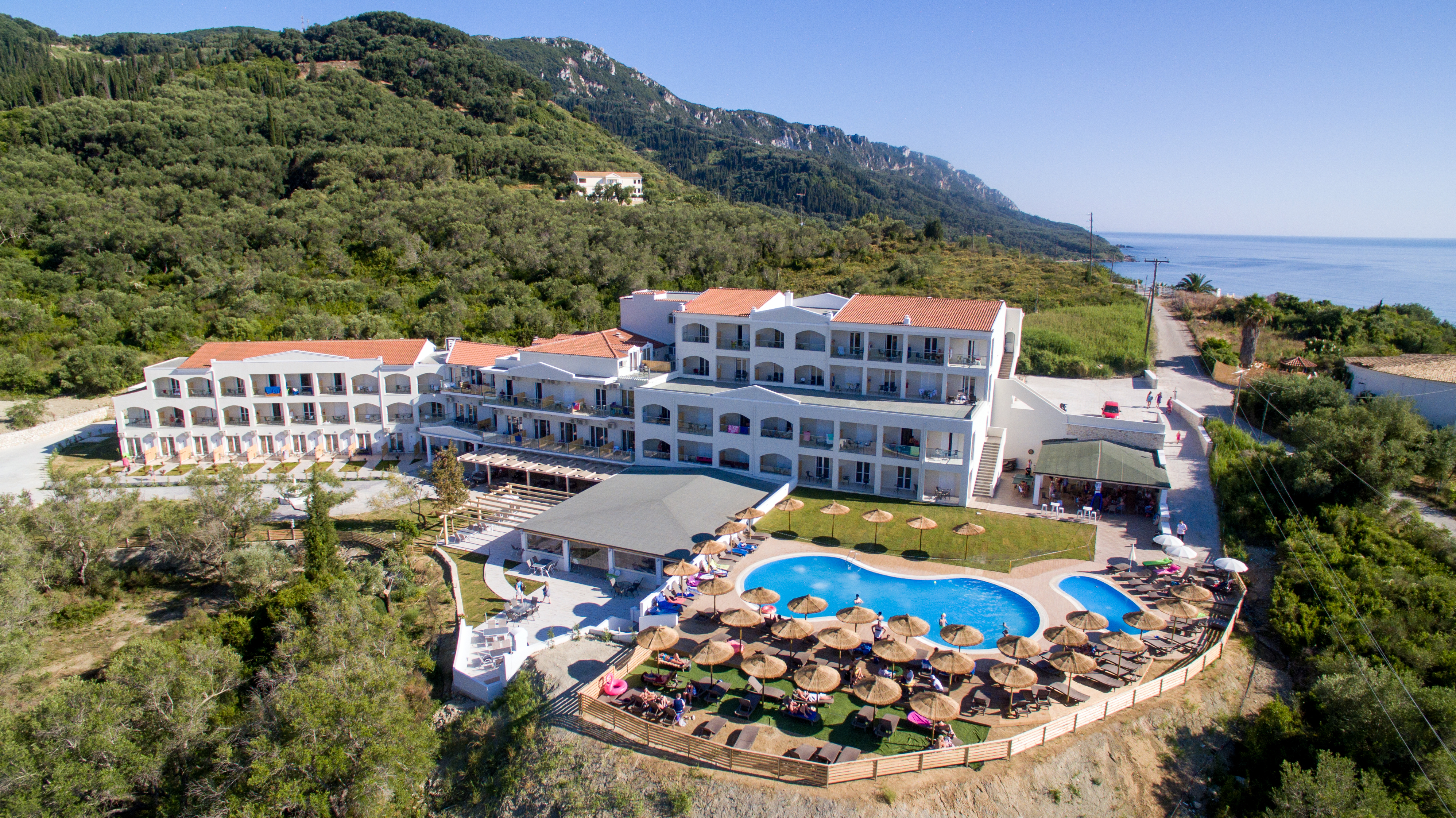 Saint George Palace in Agios Georgios Pagon