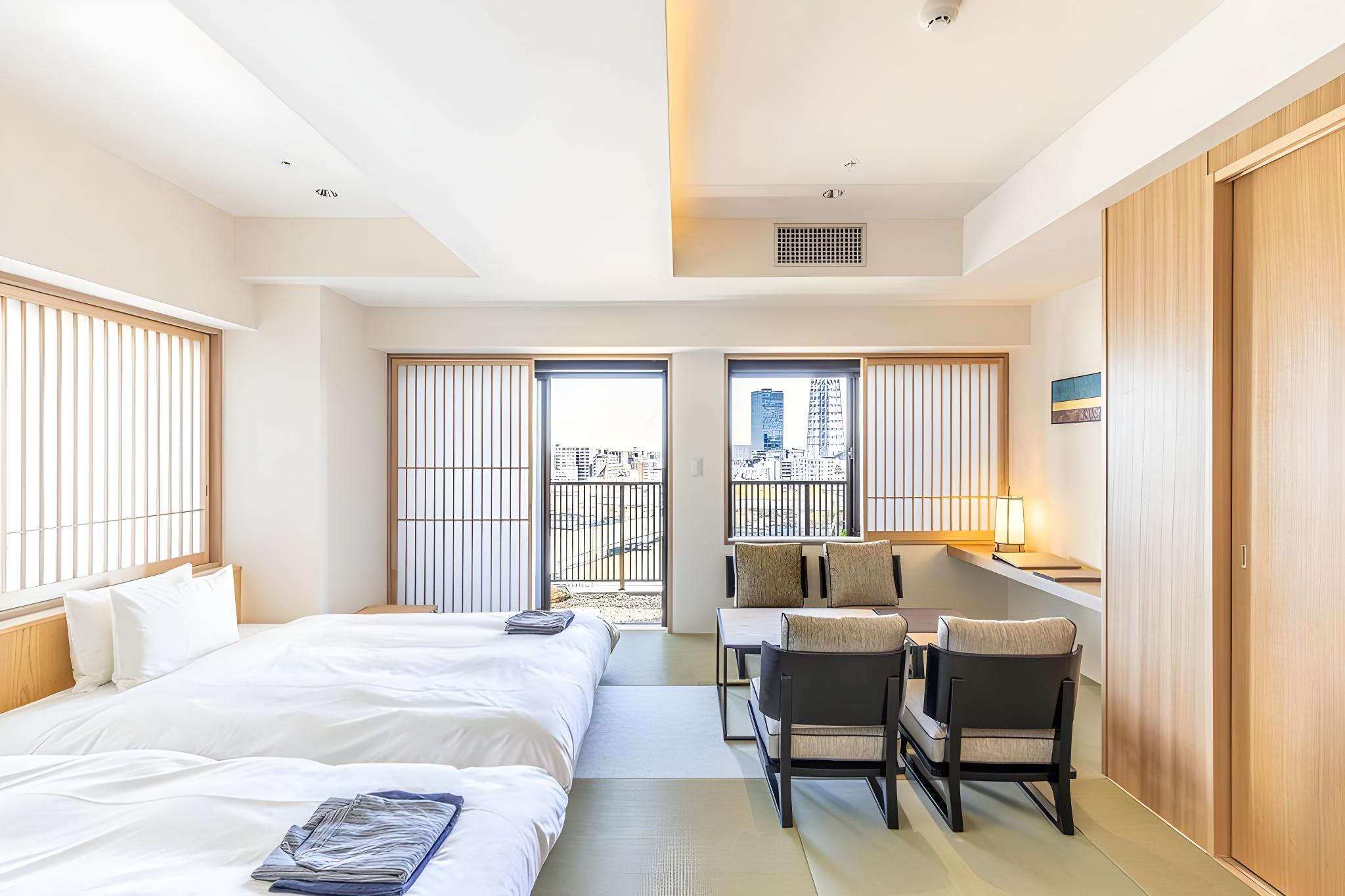 Semi Room, Suite, 2 Semi Double Beds, Tokyo Sky Tree View, Corner