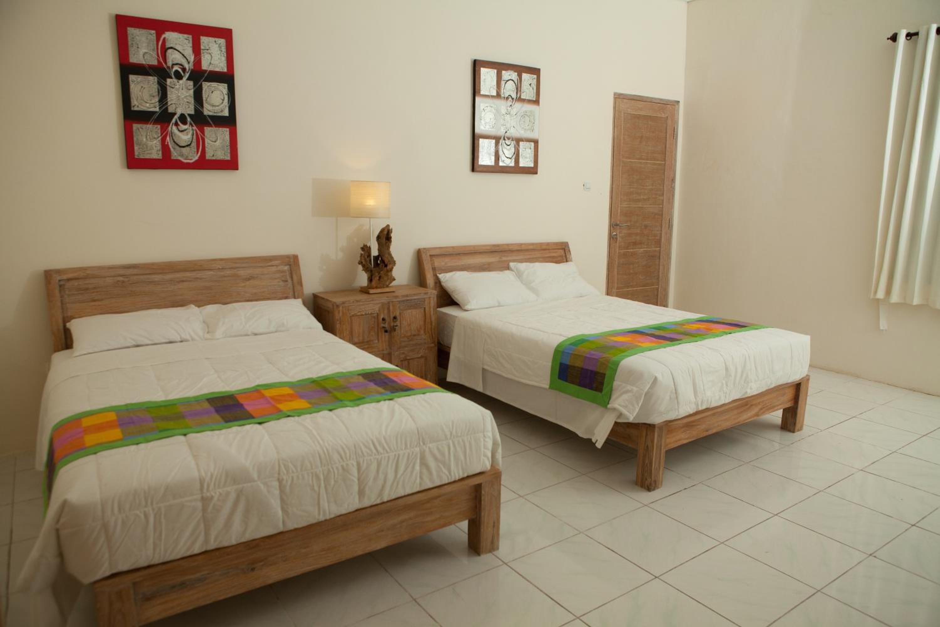Room, Twin Beds, Garden View