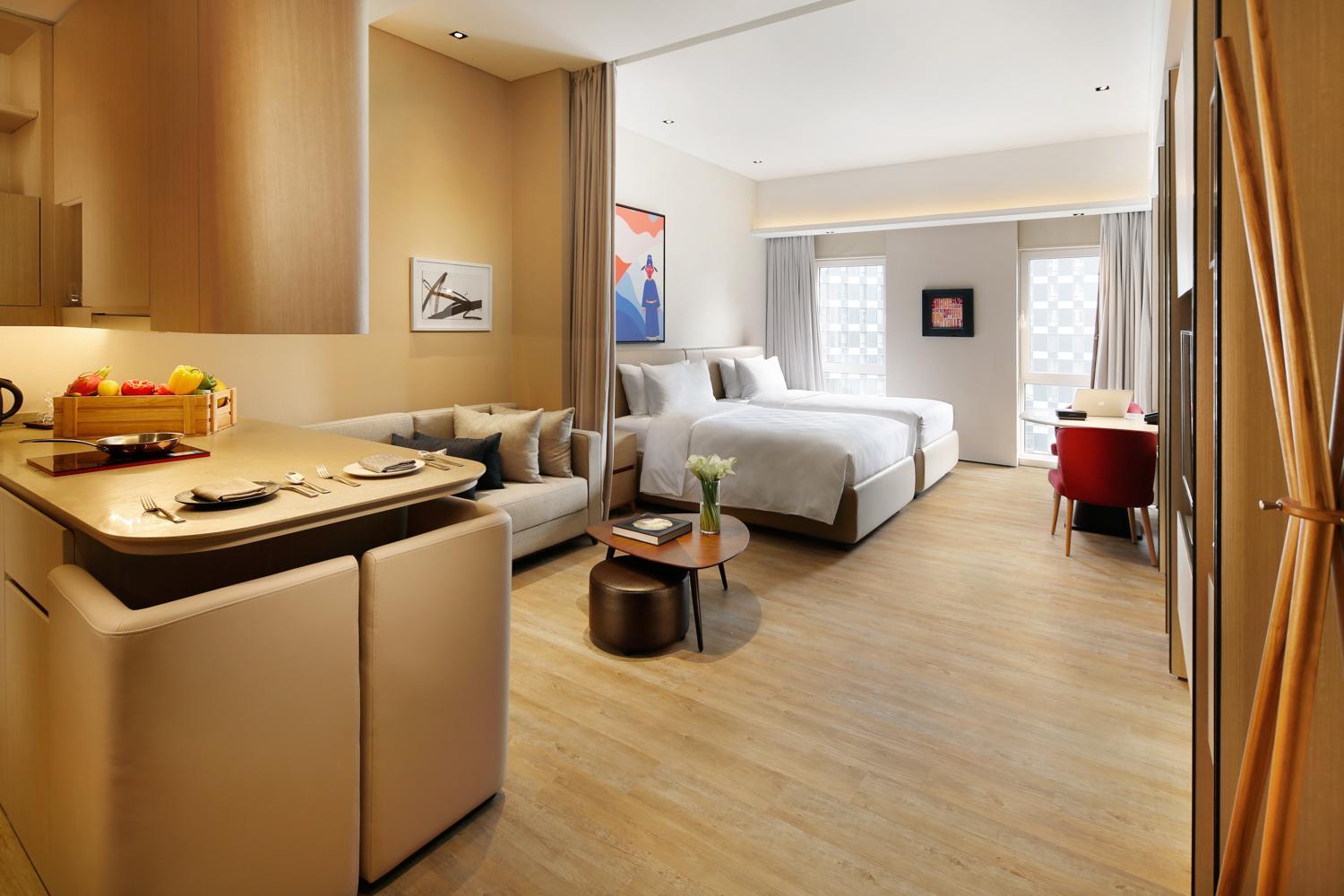 Habitat 50, Twin Beds