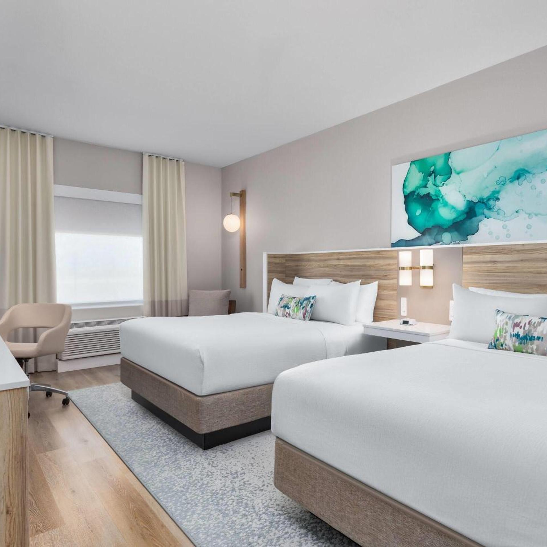 غرفة بسرير كينج وسريرين كوين، Wyndham Garden Anna 2/7