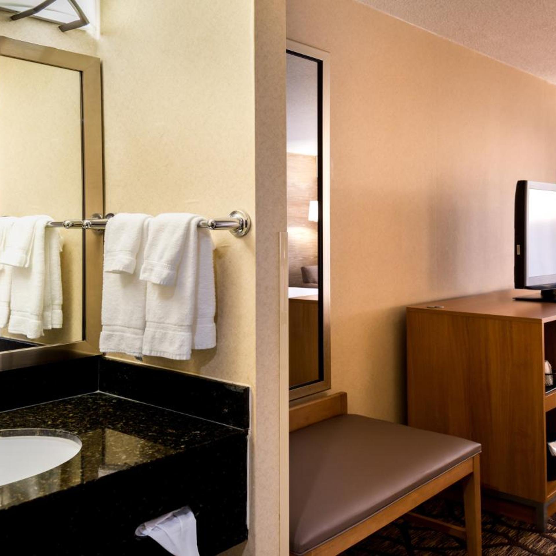 غرفة بسريرين منفصلين لذوي الإعاقة، Holiday Inn Hotel Suites Warren 6/6