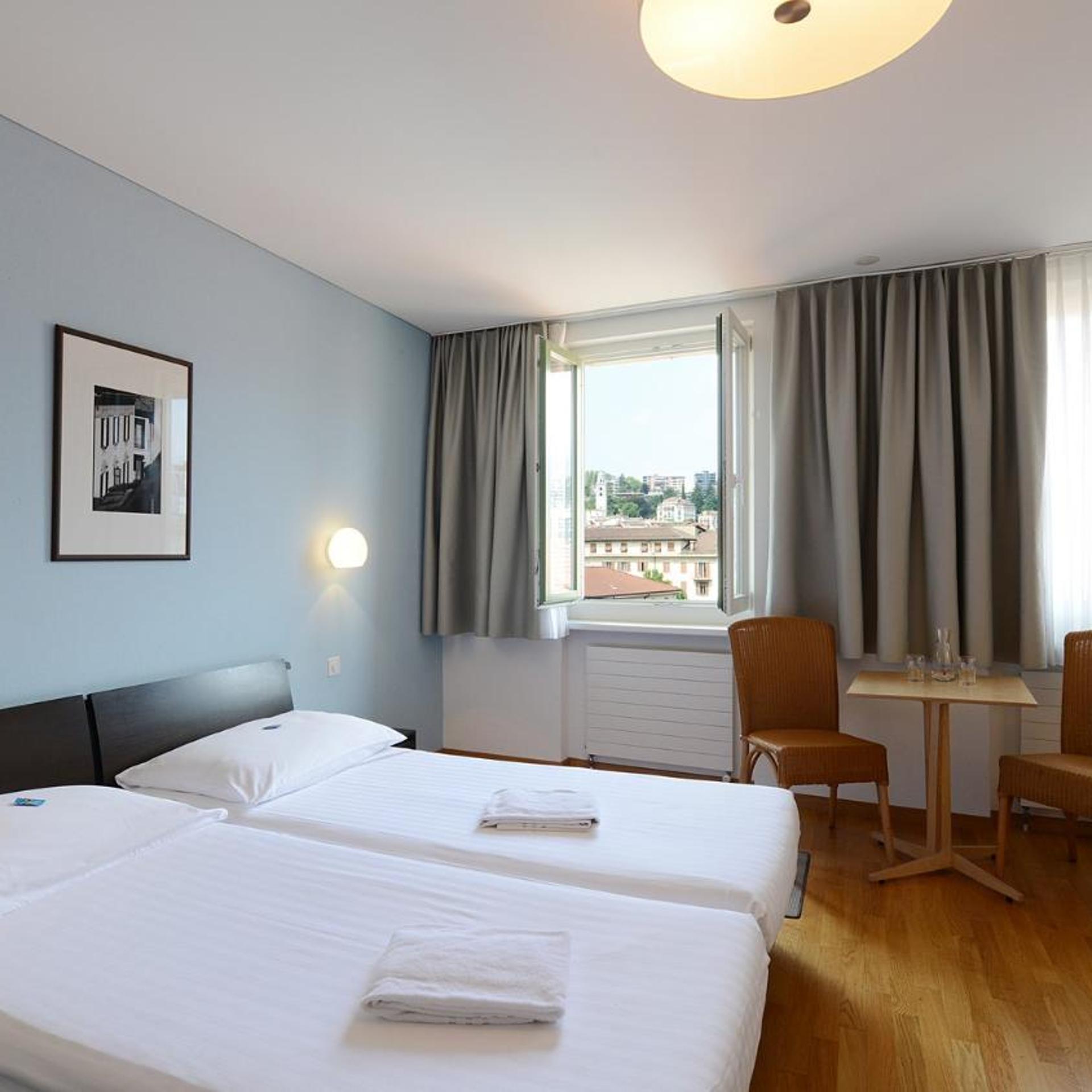 غرفة كلاسيكية عائلية، Hotel Pestalozzi Lugano 3/5