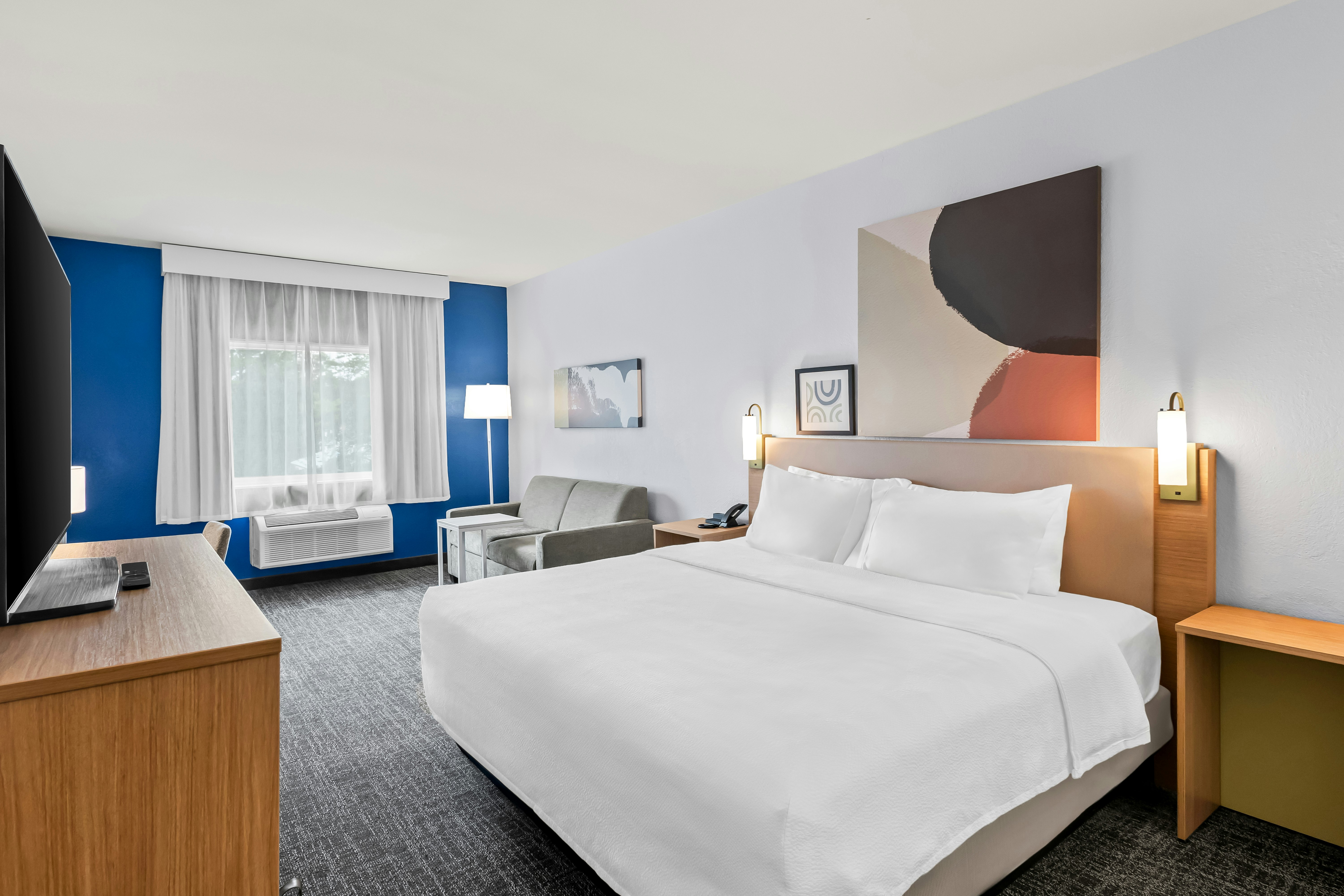 Room, King Bed, Sofa