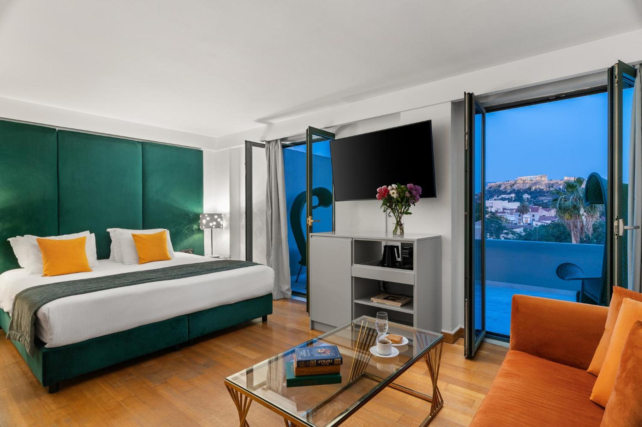 Executive, Suite, Double Bed, Acropolis View