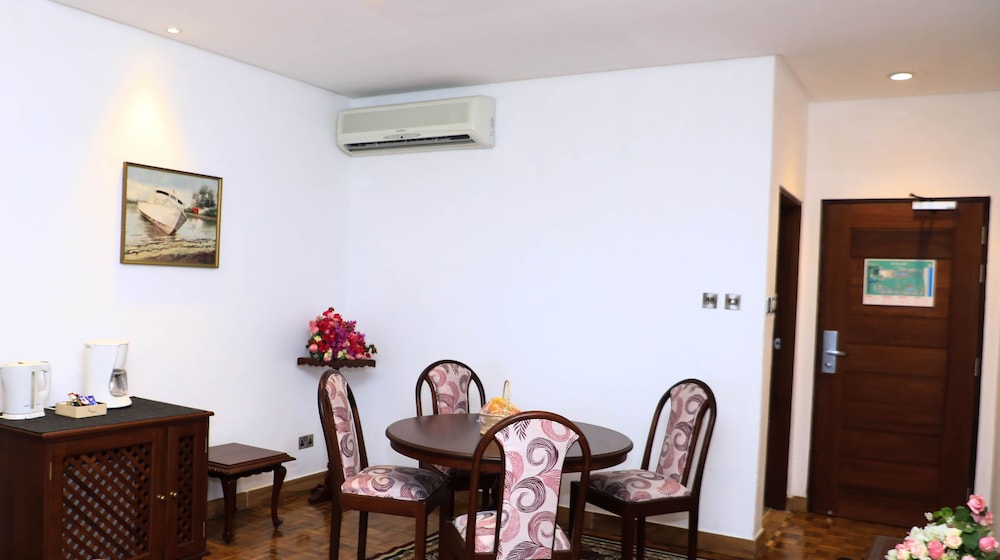 Lobby at Travellers Beach Hotel and Club, MOMBASA