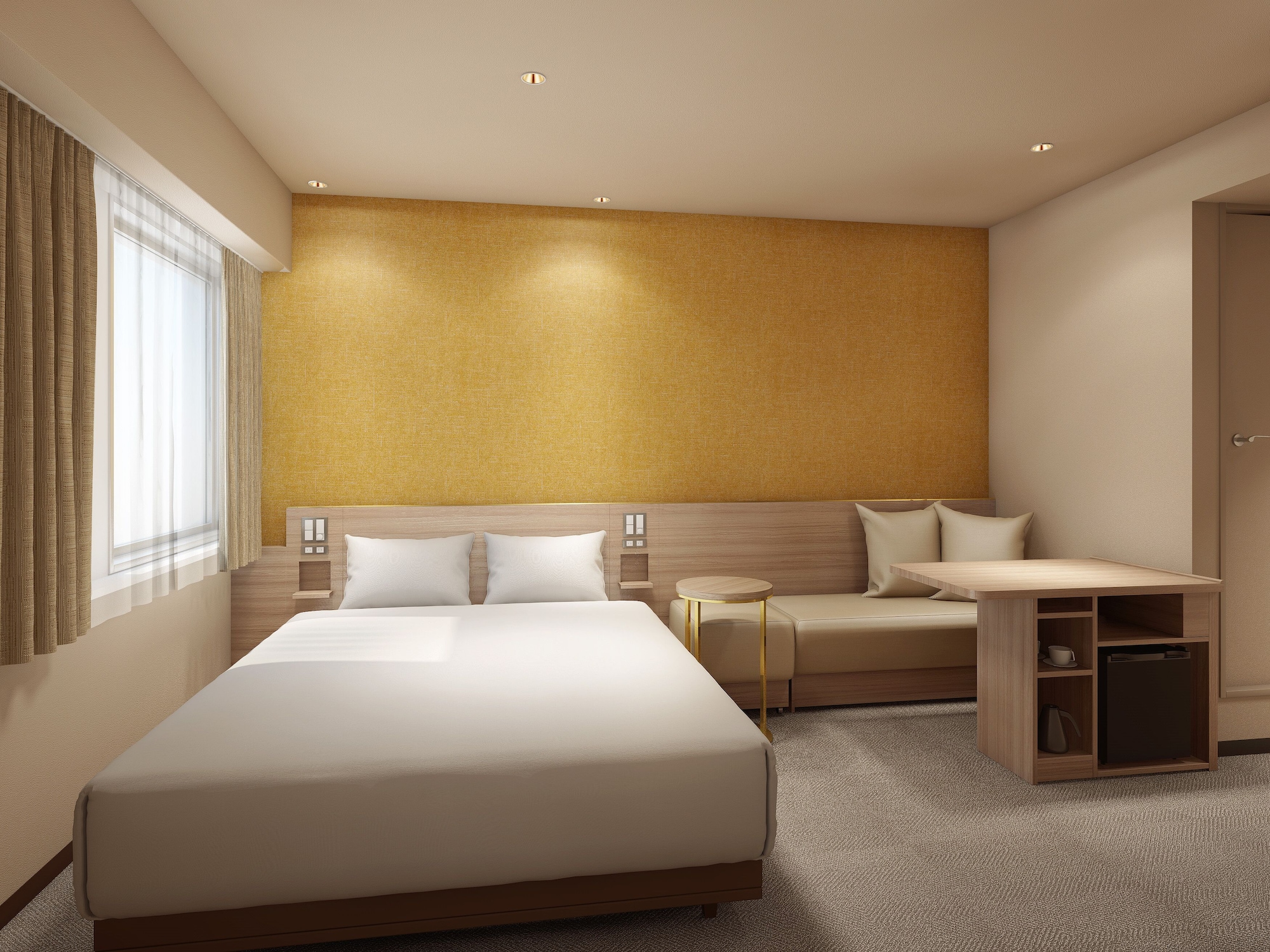 DELUXE, DOUBLE BED