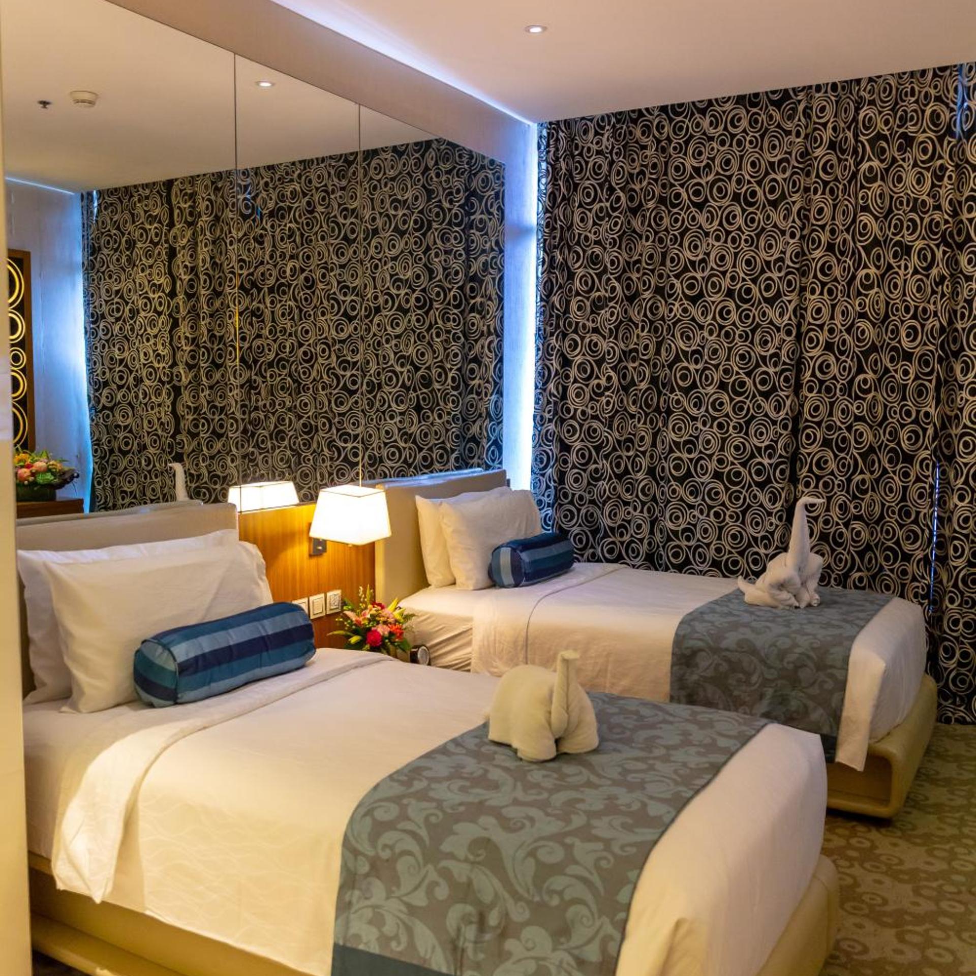 غرفة بسريرين منفصلين بإطلالة، Hotel H2o 2/10
