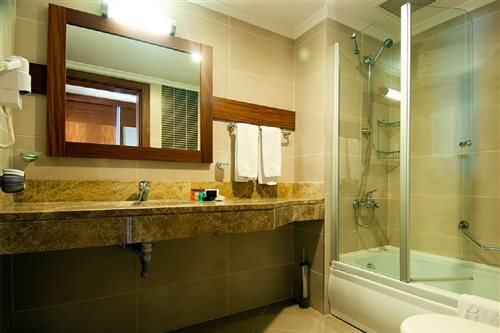 Room, Single, Double Bed, Lateral Side Sea View