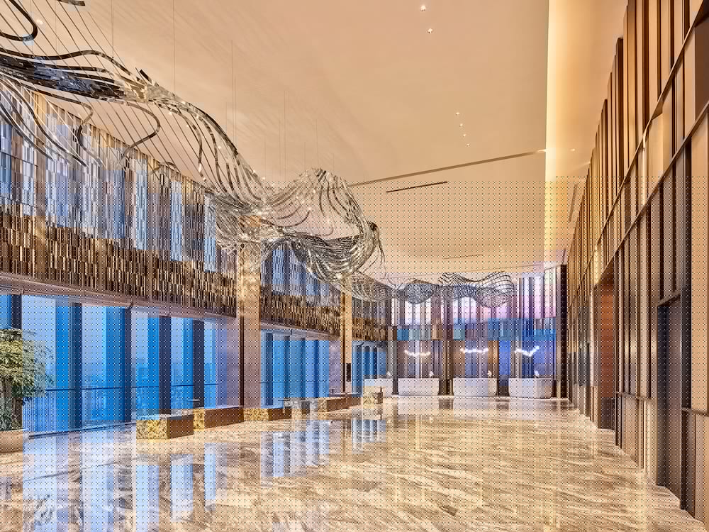 Lobby at Hilton Chongqing Liangjiang New Area, CHONGQING