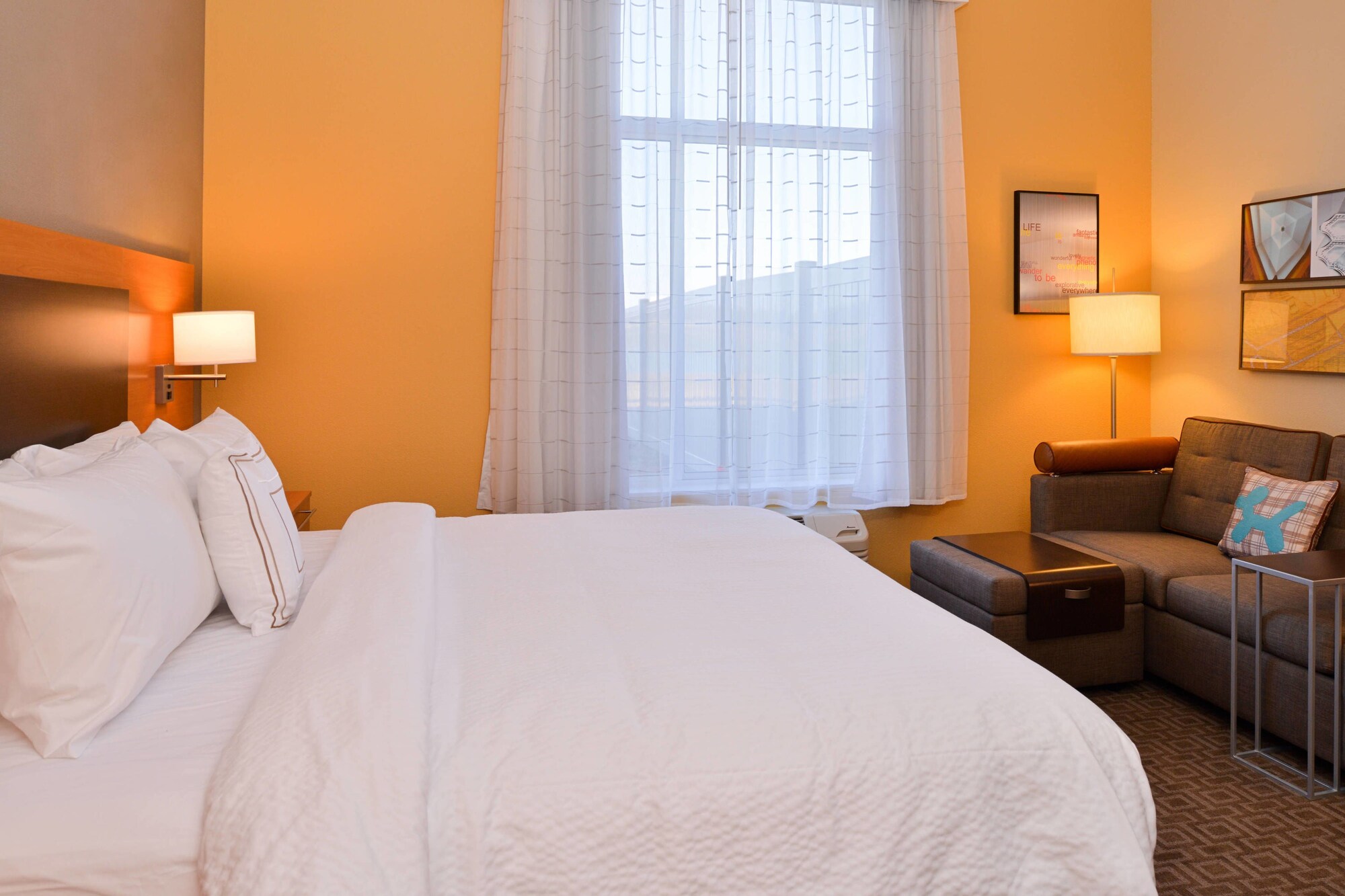 Studio, King Bed, Sofa
